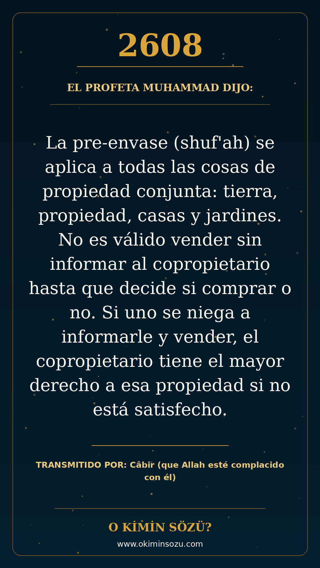 hadis 2608 es