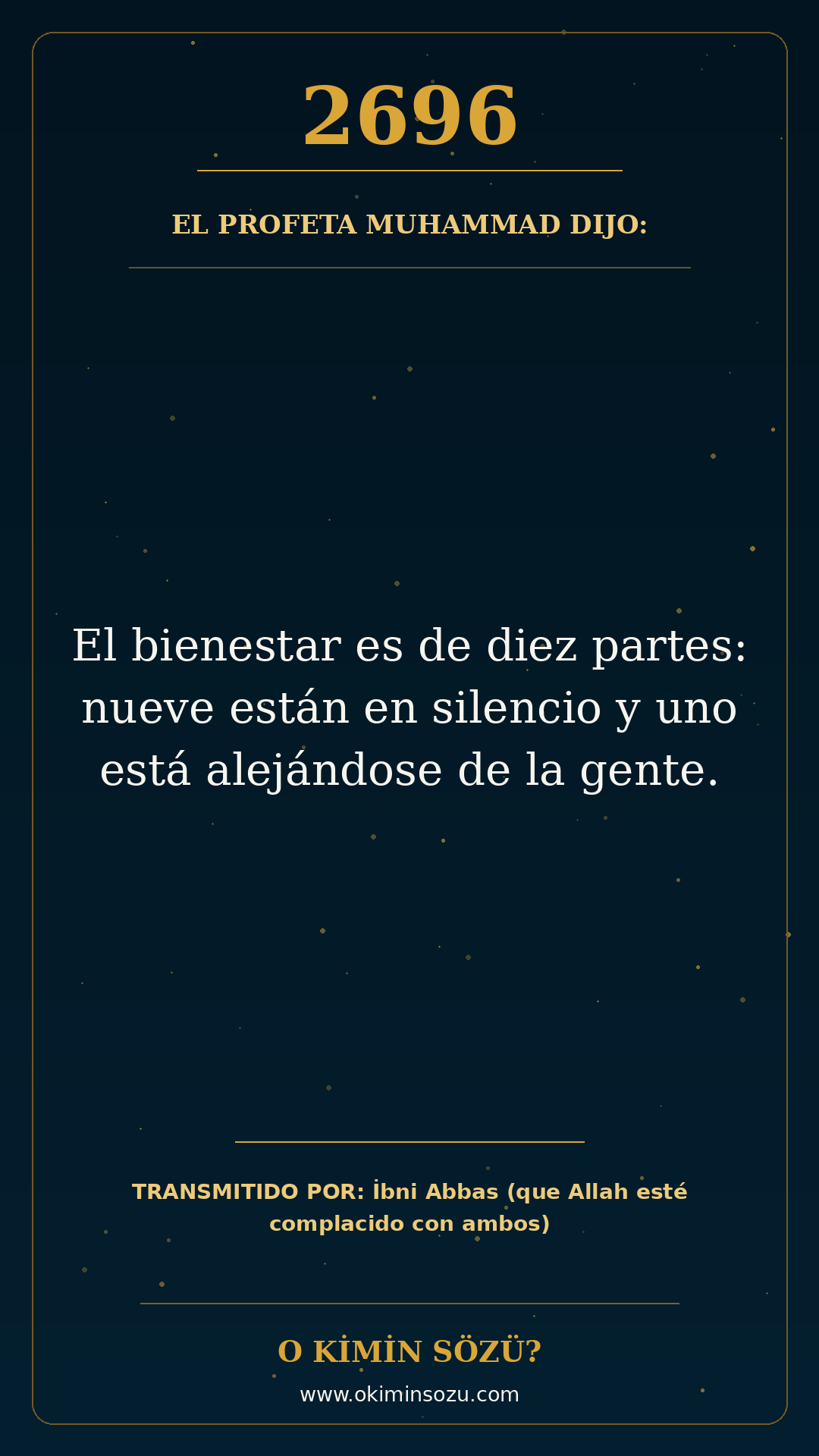 hadis 2696 es