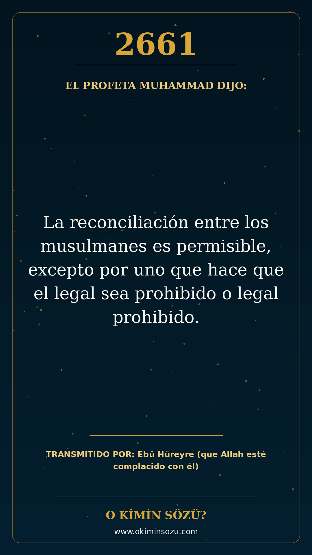 hadis 2661 es