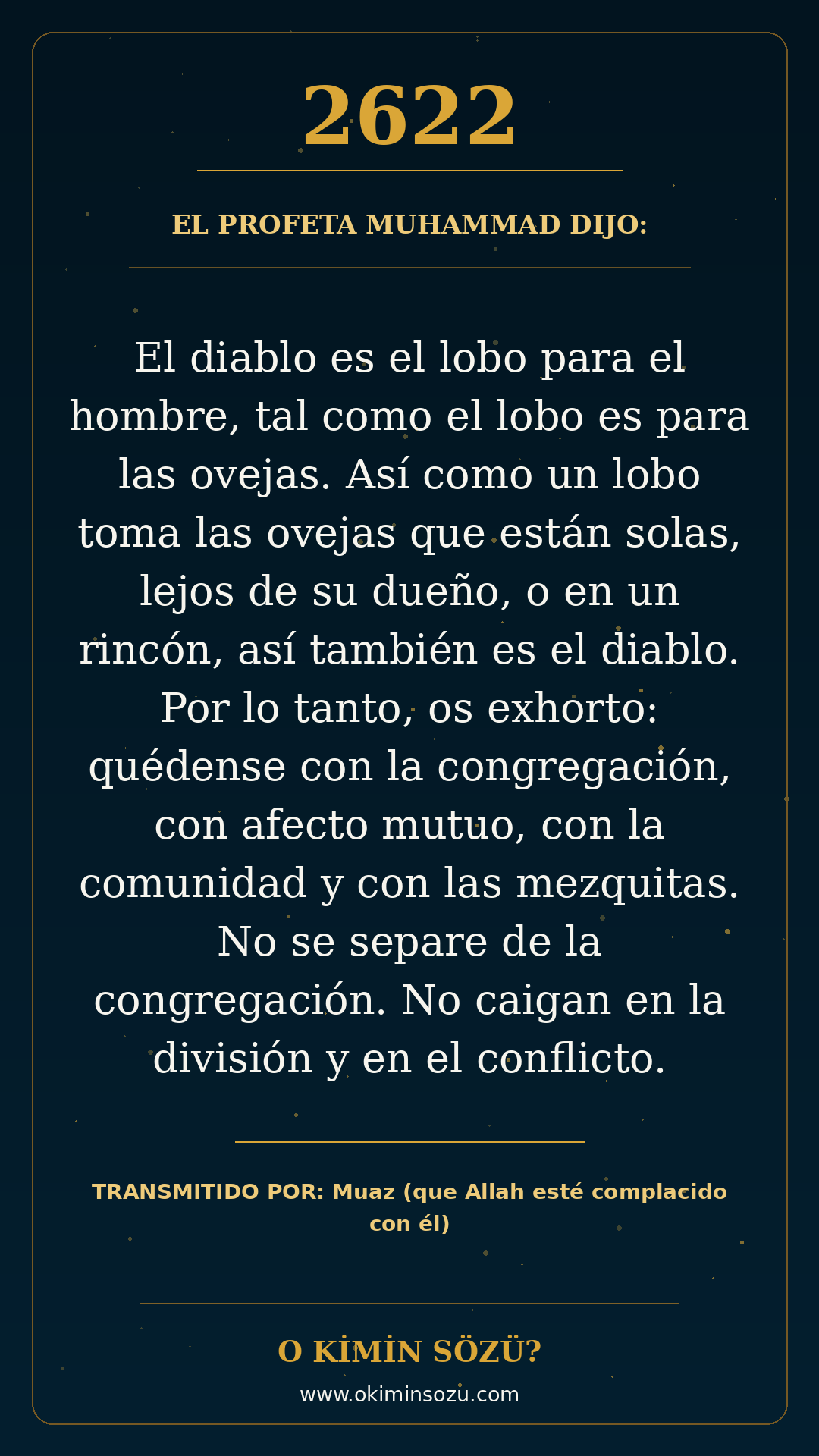 hadis 2622 es