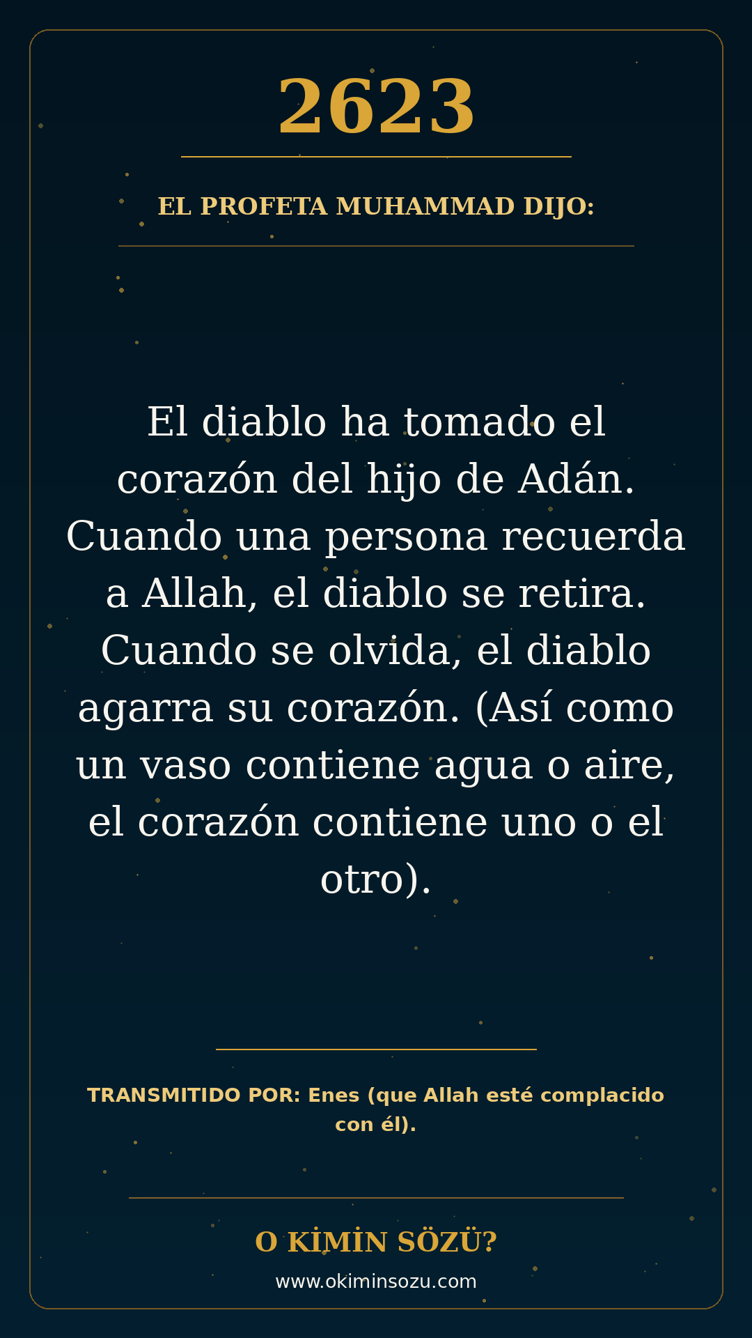 hadis 2623 es