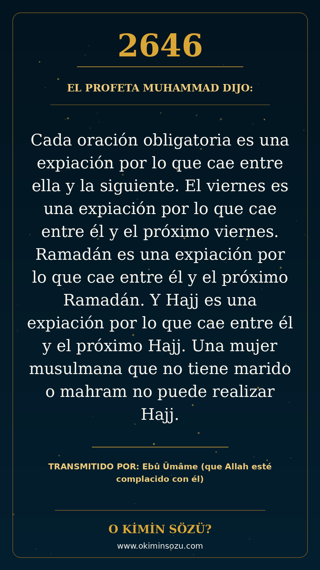 hadis 2646 es