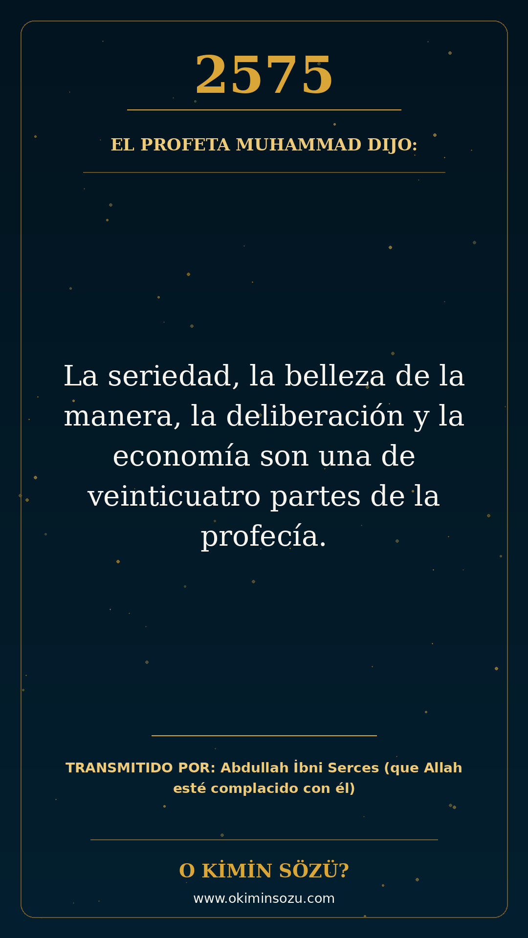 hadis 2575 es