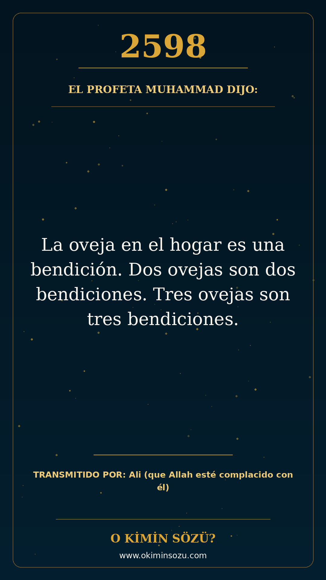 hadis 2598 es