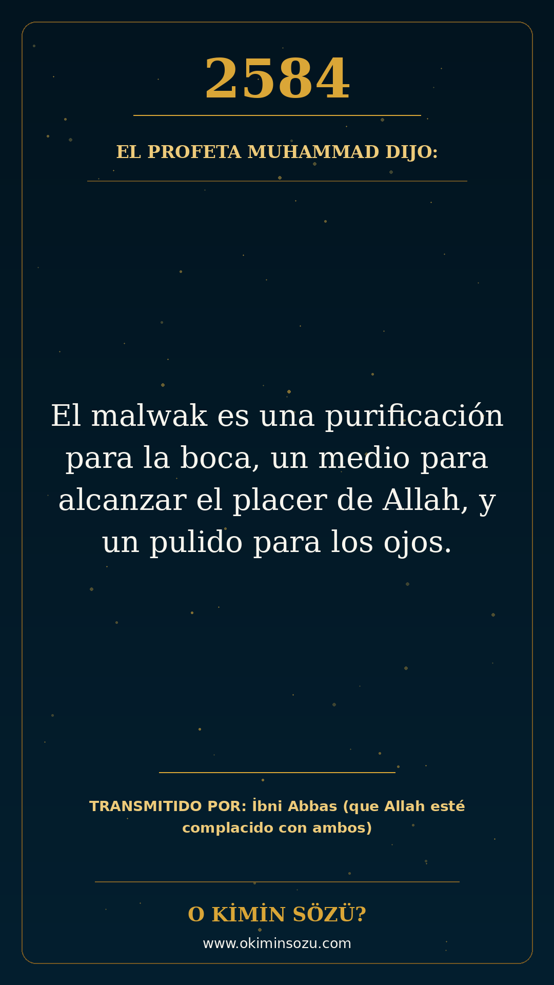 hadis 2584 es