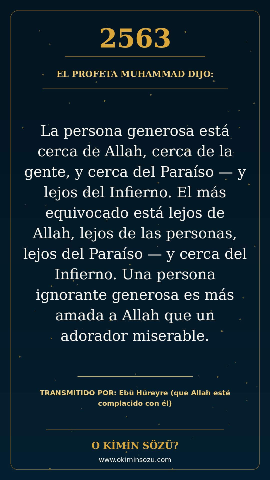 hadis 2563 es