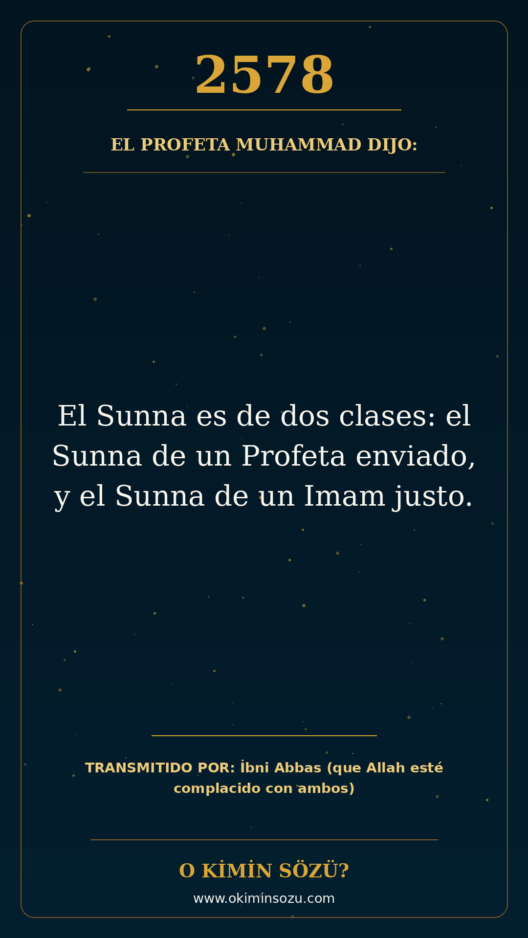 hadis 2578 es