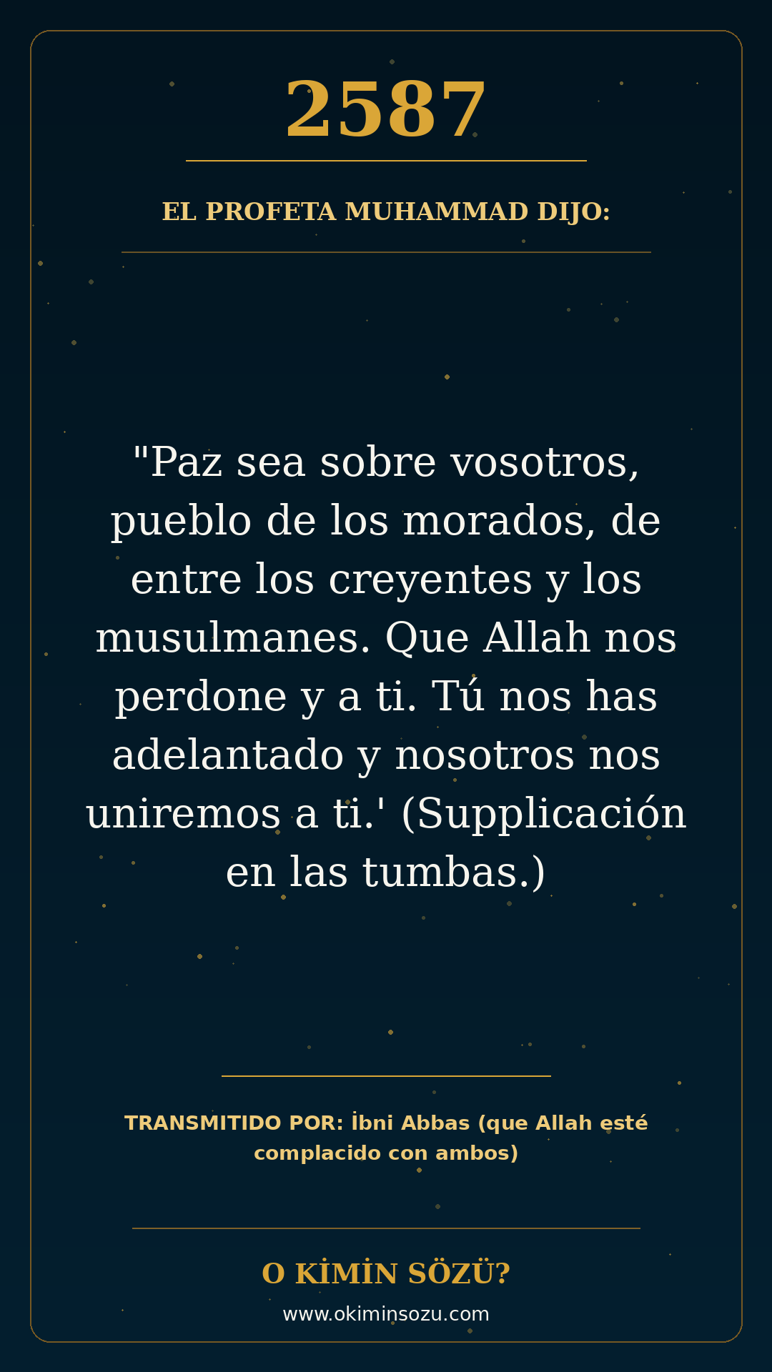 hadis 2587 es