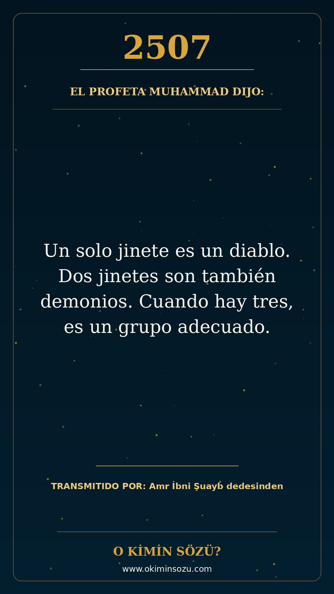hadis 2507 es