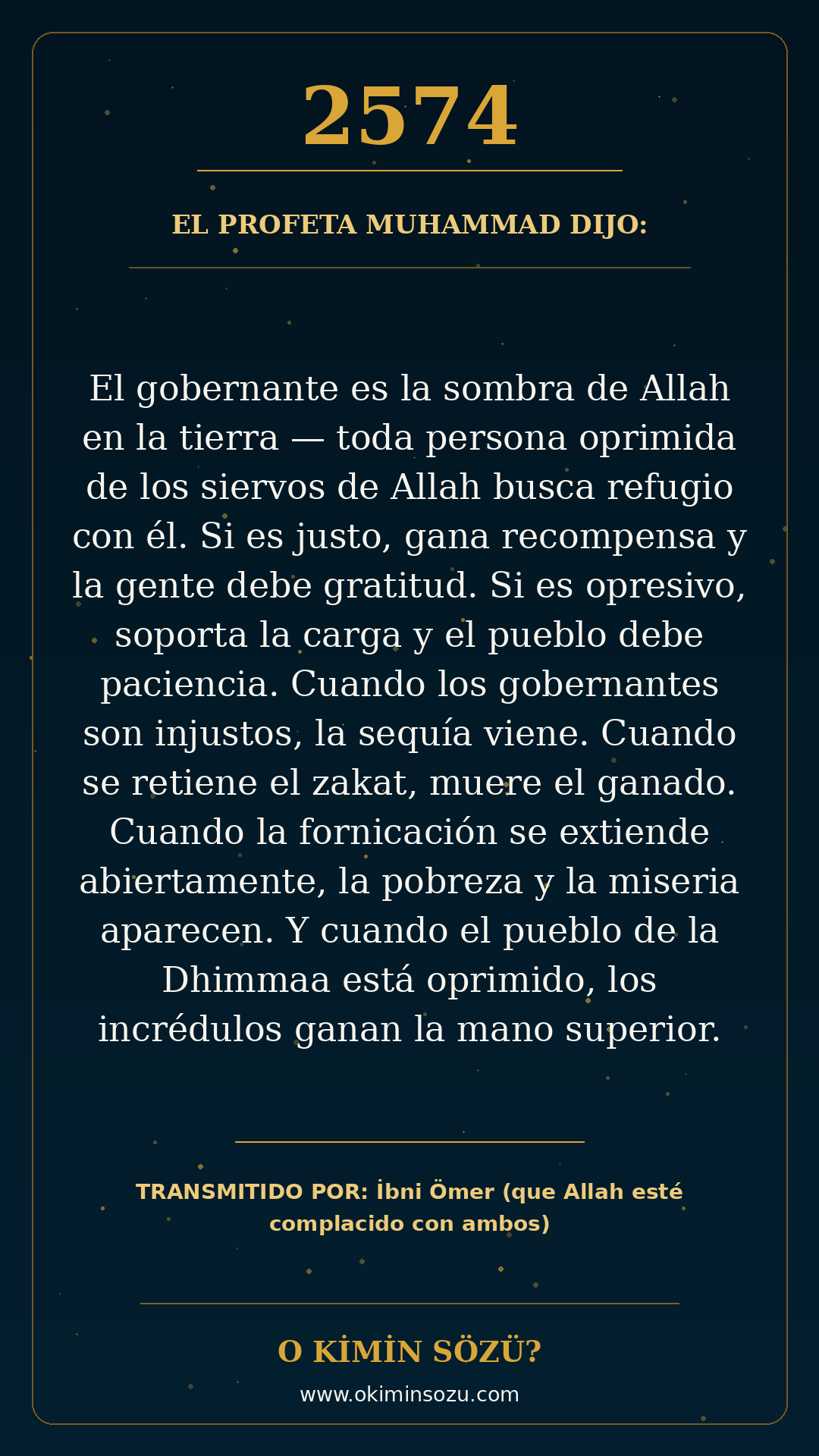 hadis 2574 es