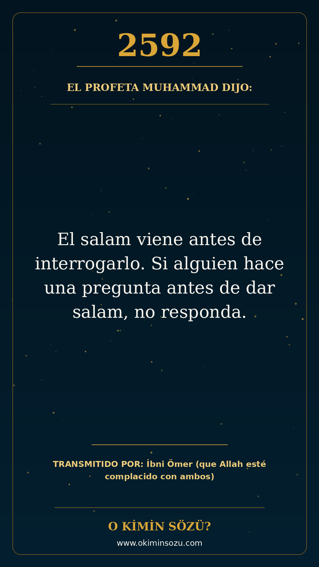 hadis 2592 es