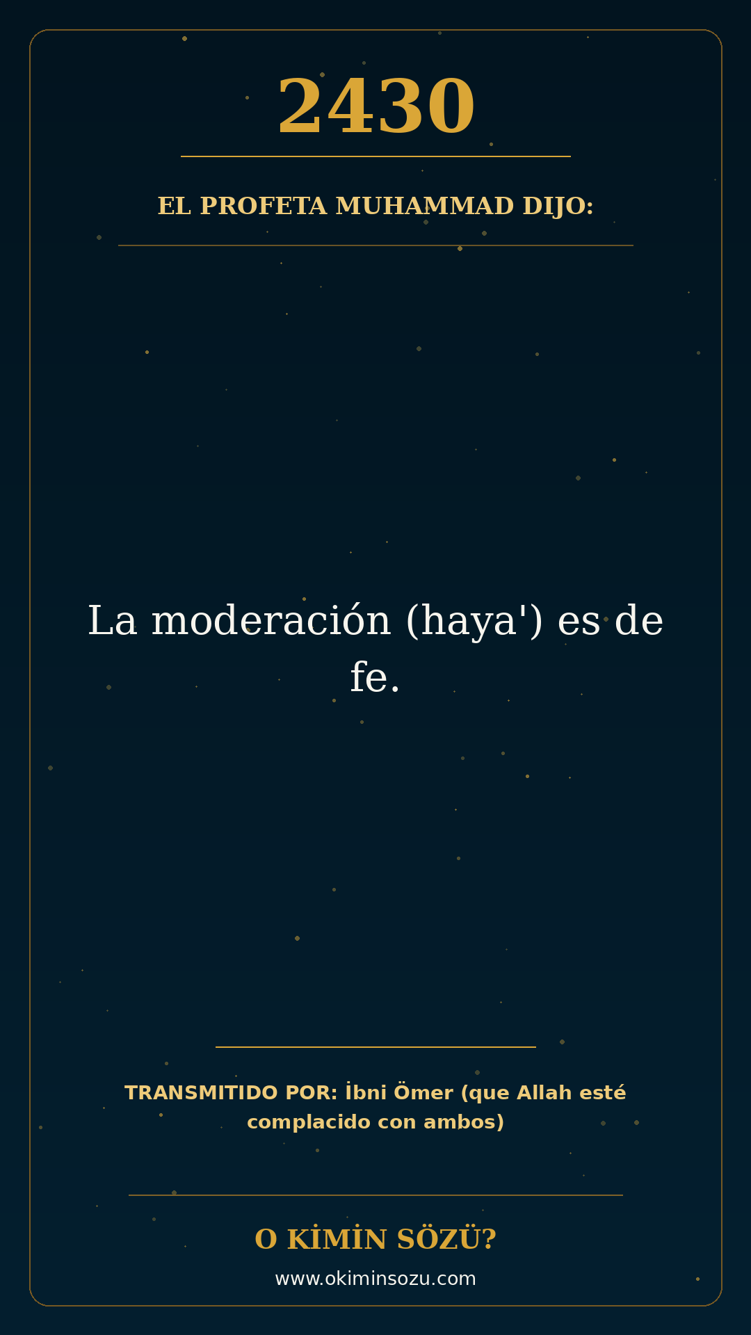 hadis 2430 es