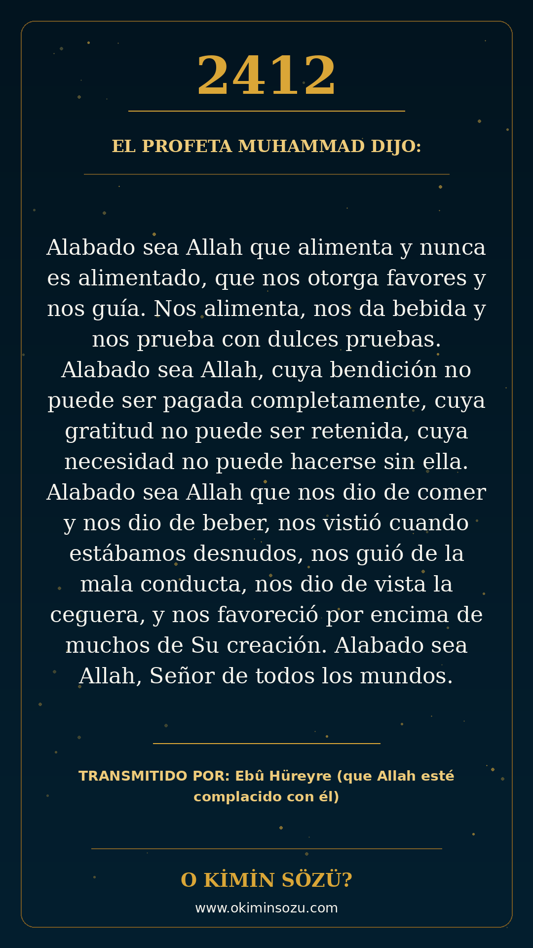 hadis 2412 es