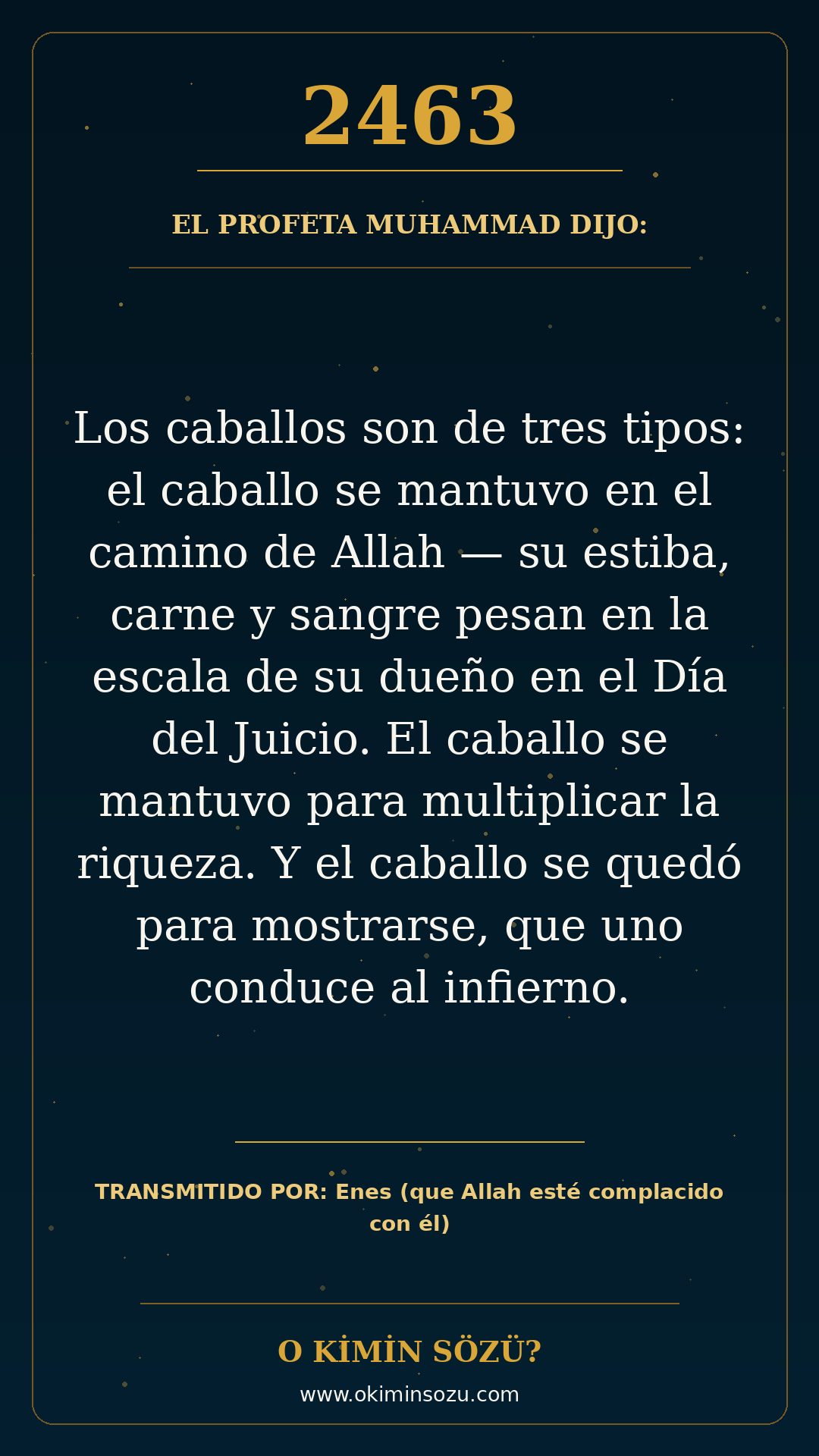 hadis 2463 es