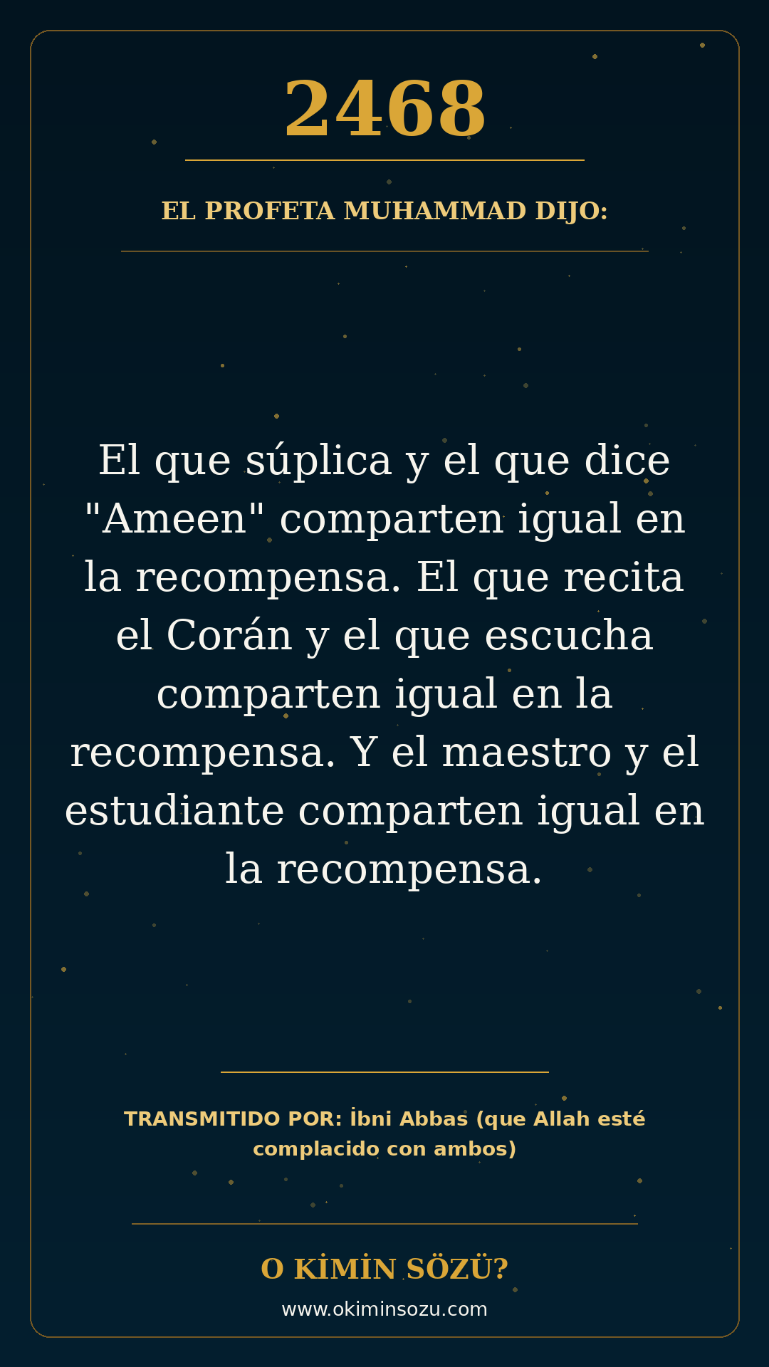 hadis 2468 es