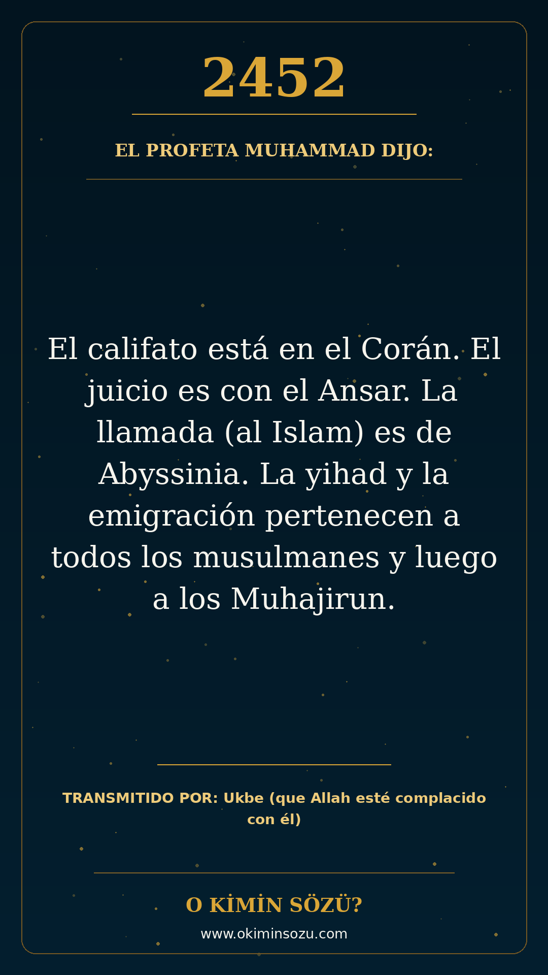 hadis 2452 es