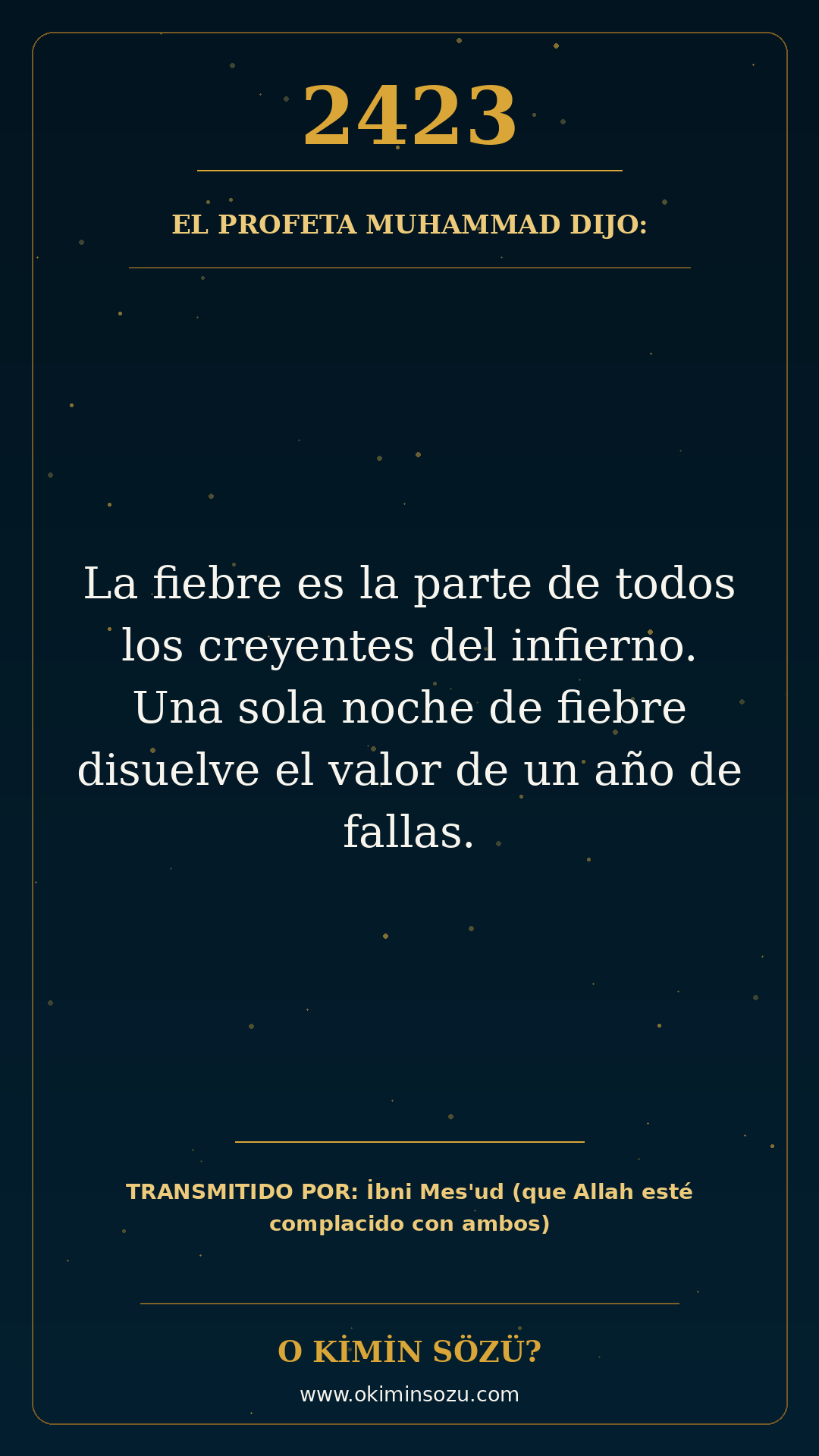 hadis 2423 es