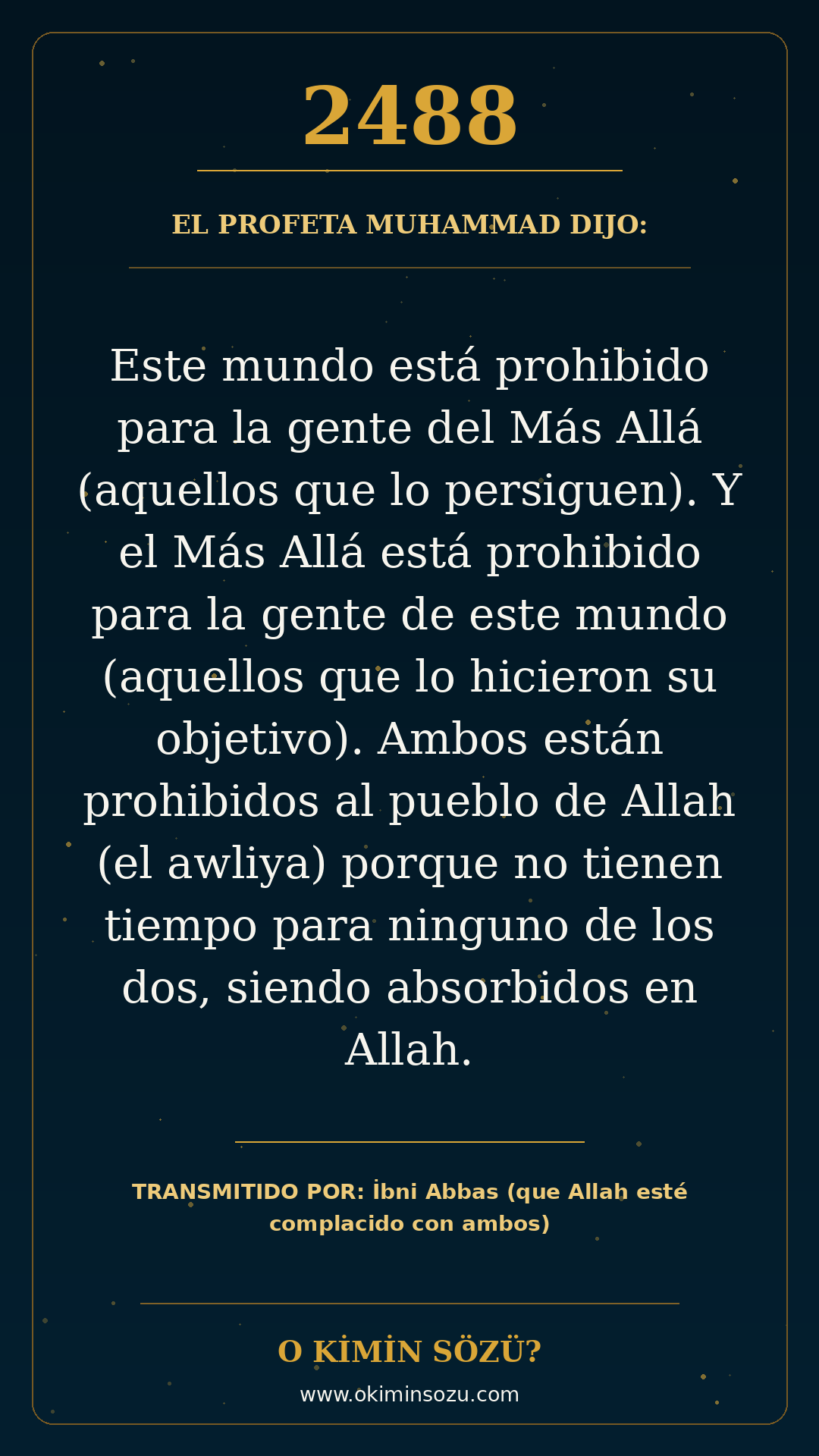 hadis 2488 es