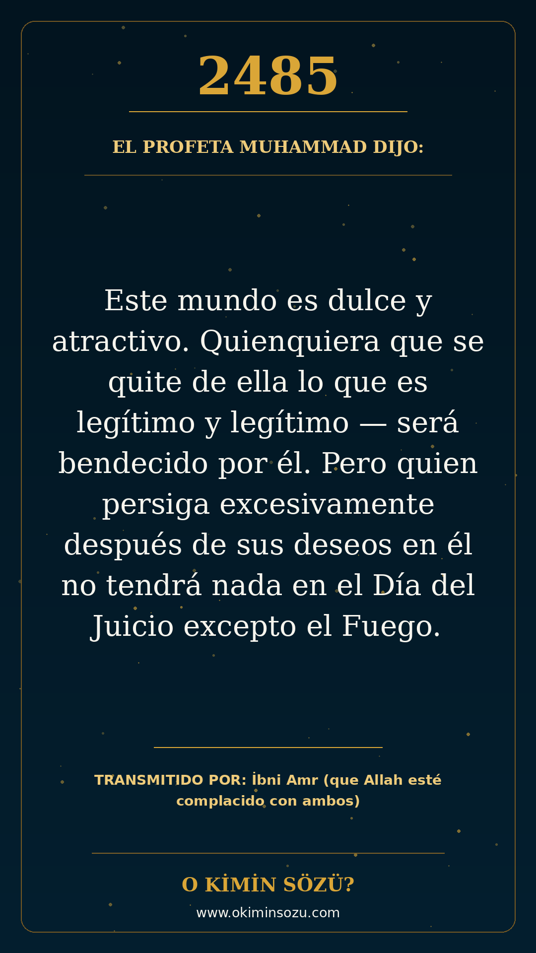 hadis 2485 es