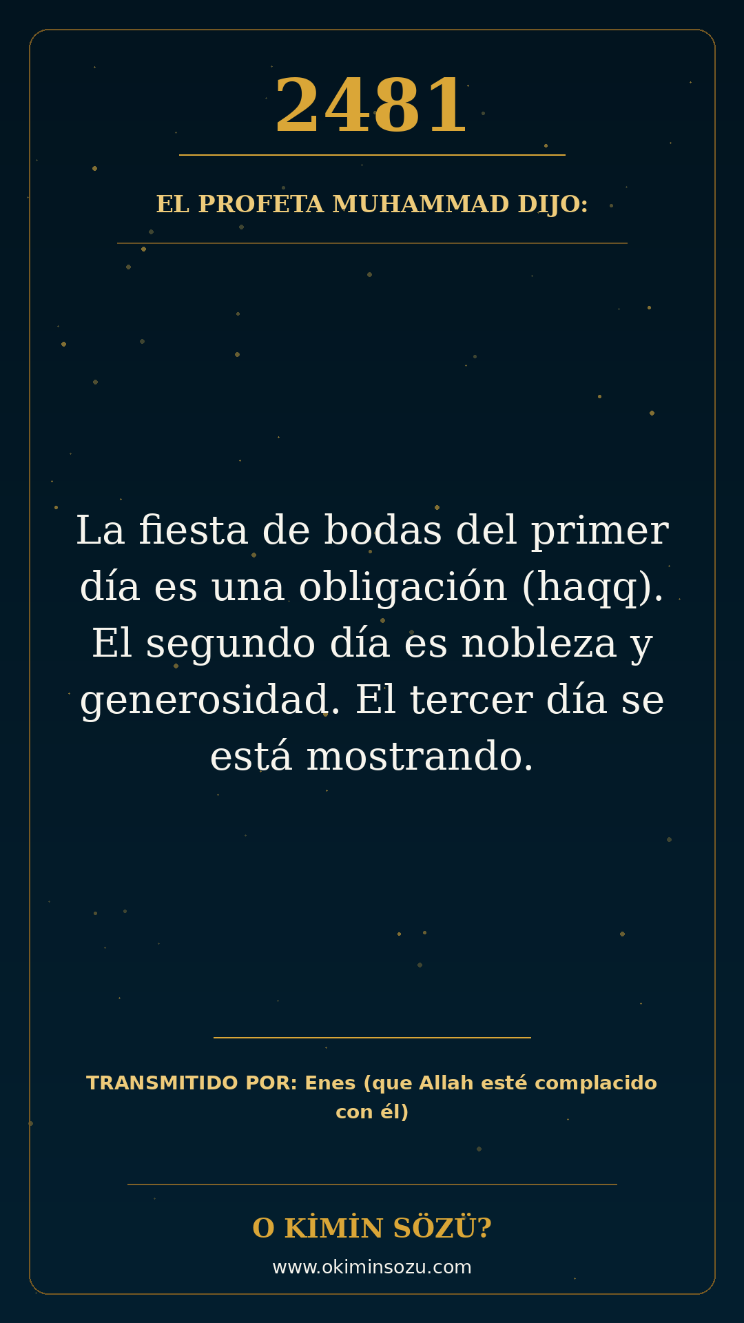 hadis 2481 es