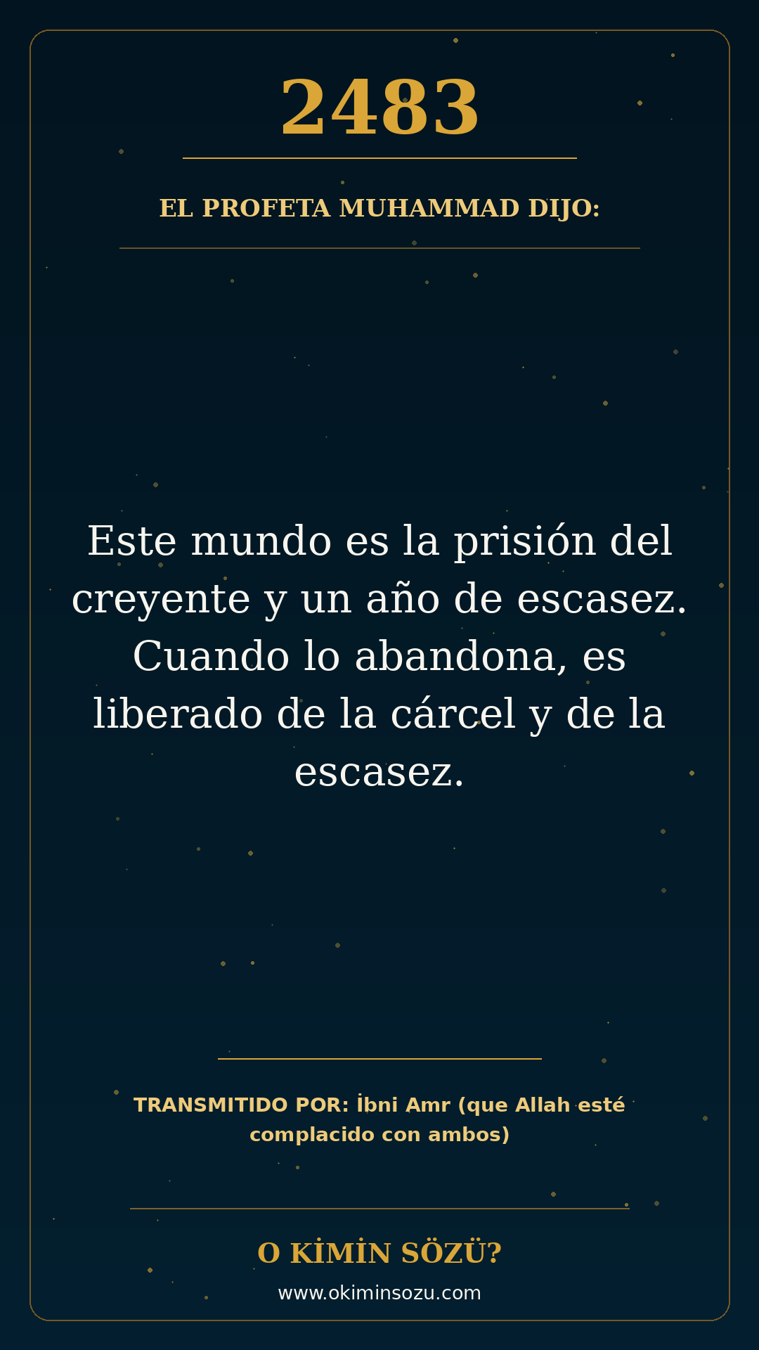hadis 2483 es