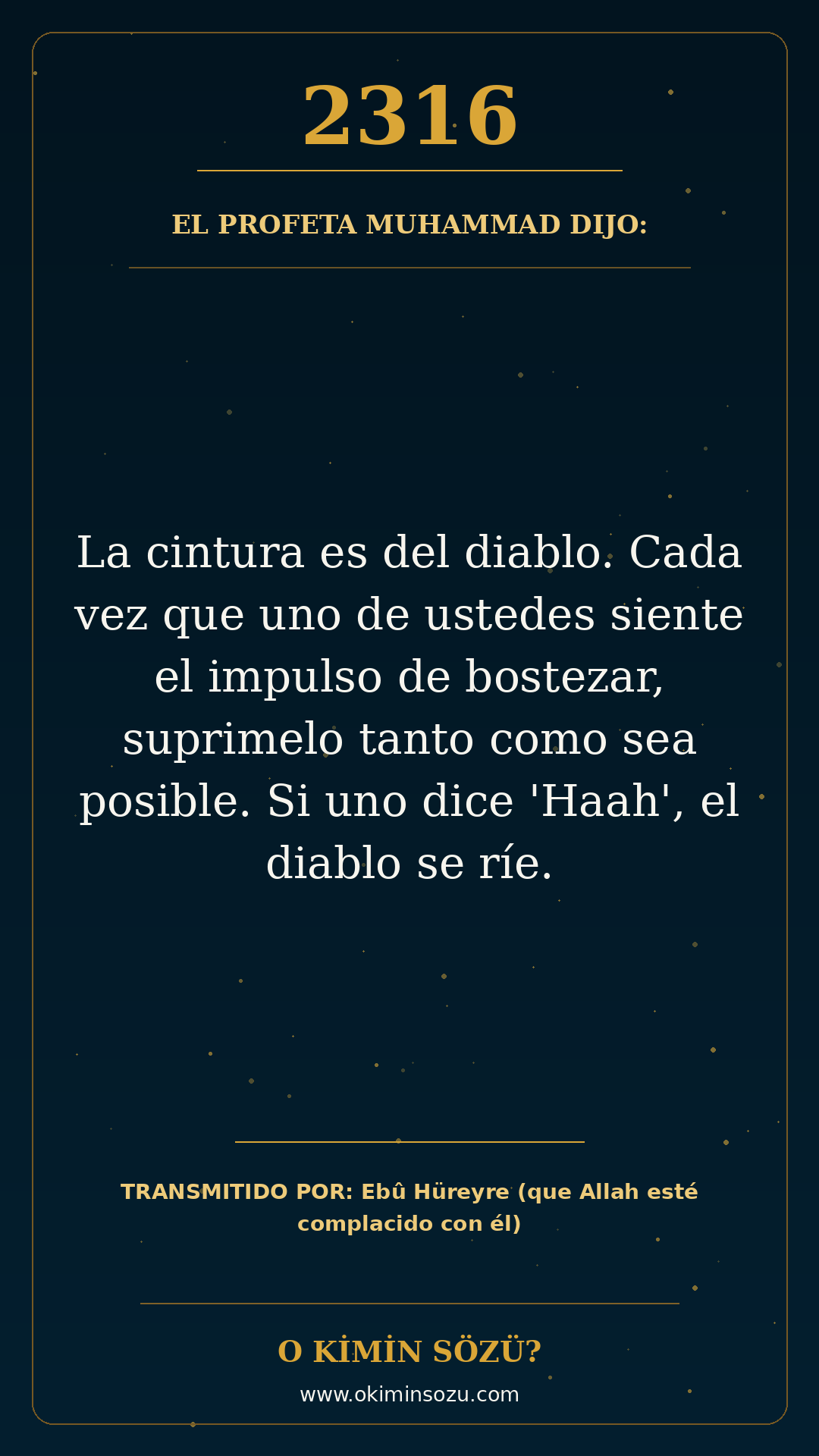 hadis 2316 es