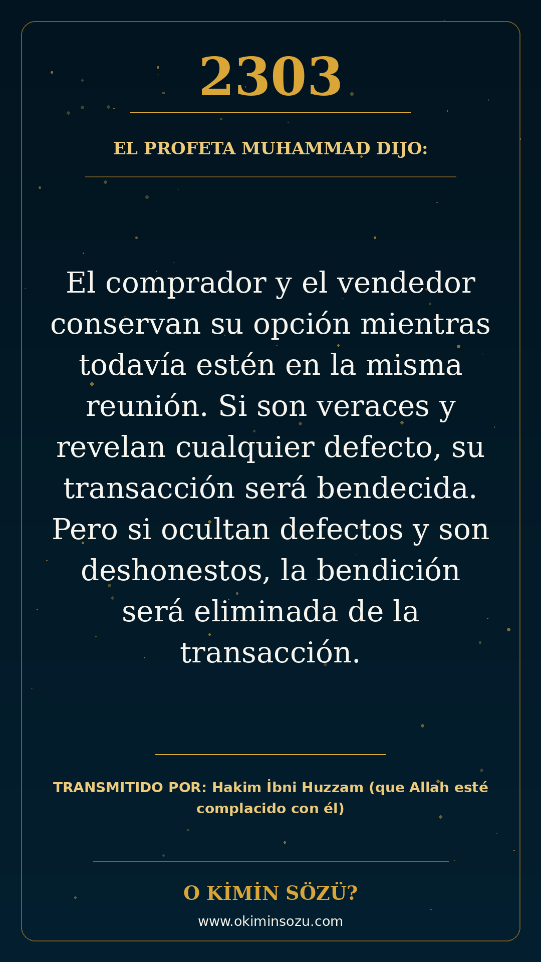 hadis 2303 es