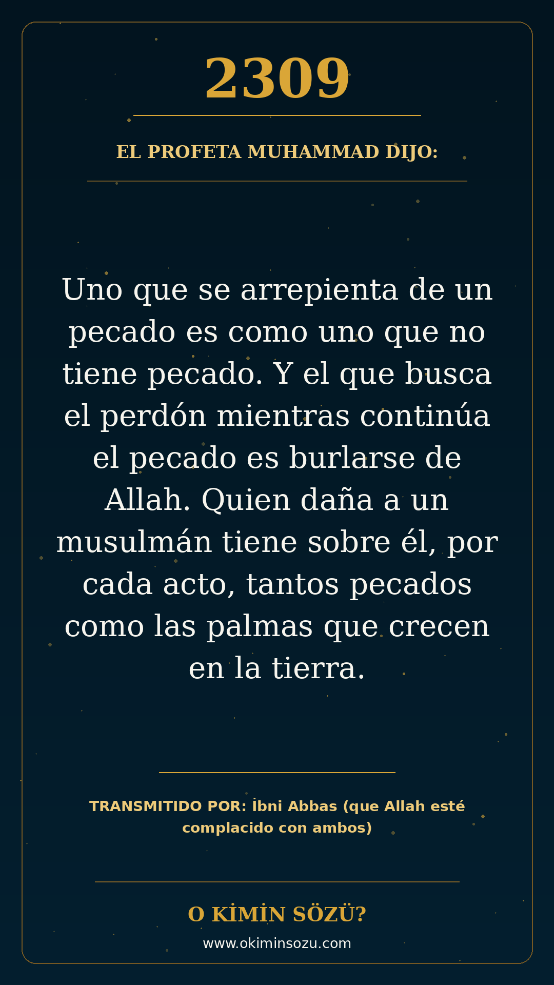 hadis 2309 es
