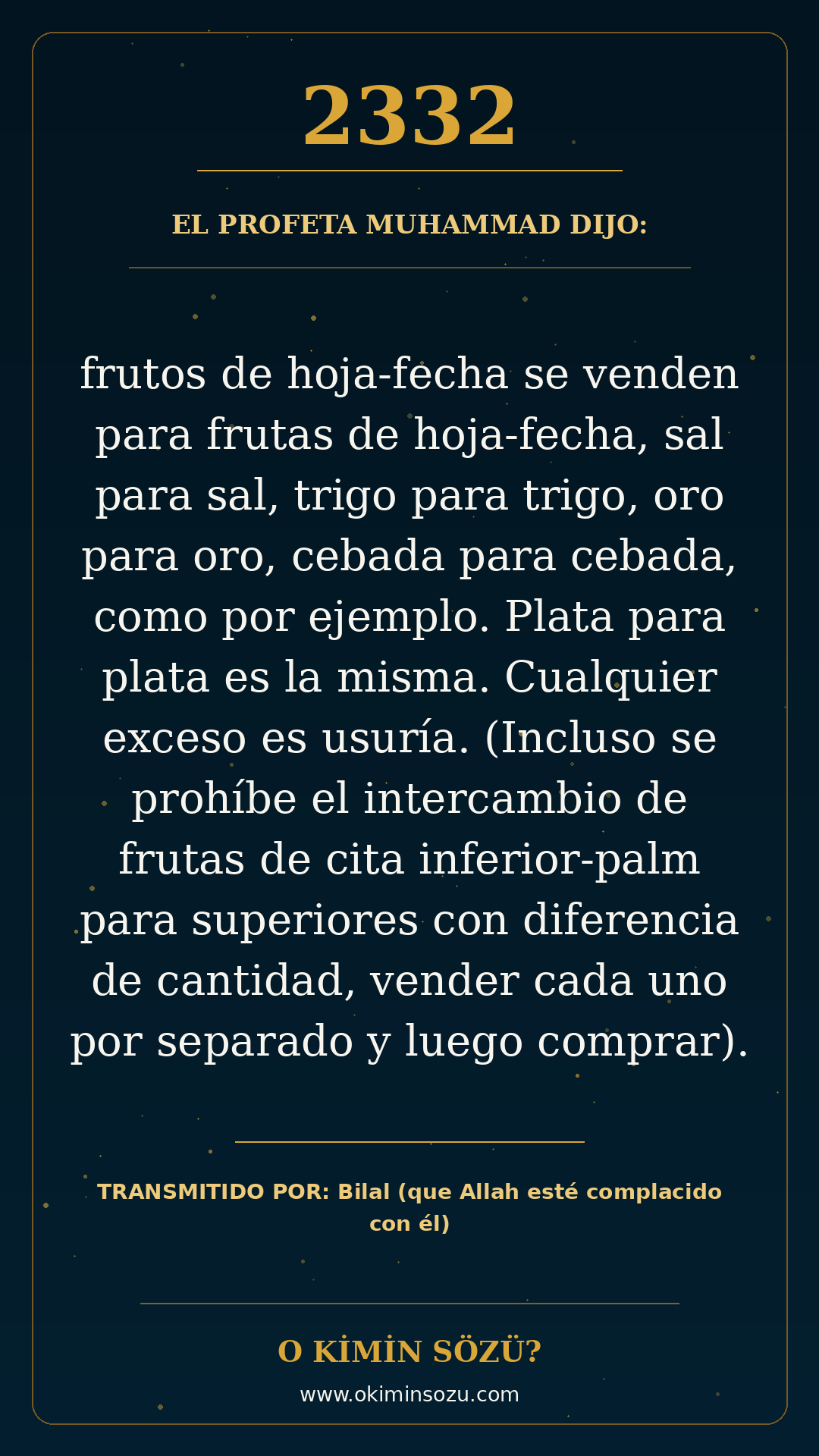 hadis 2332 es