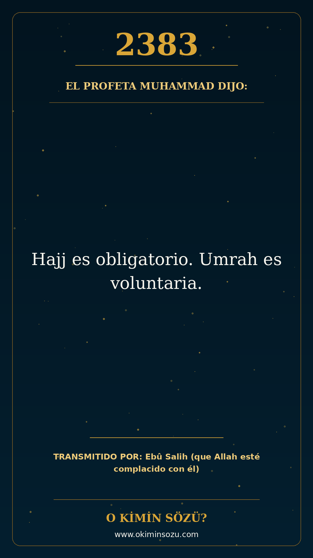 hadis 2383 es