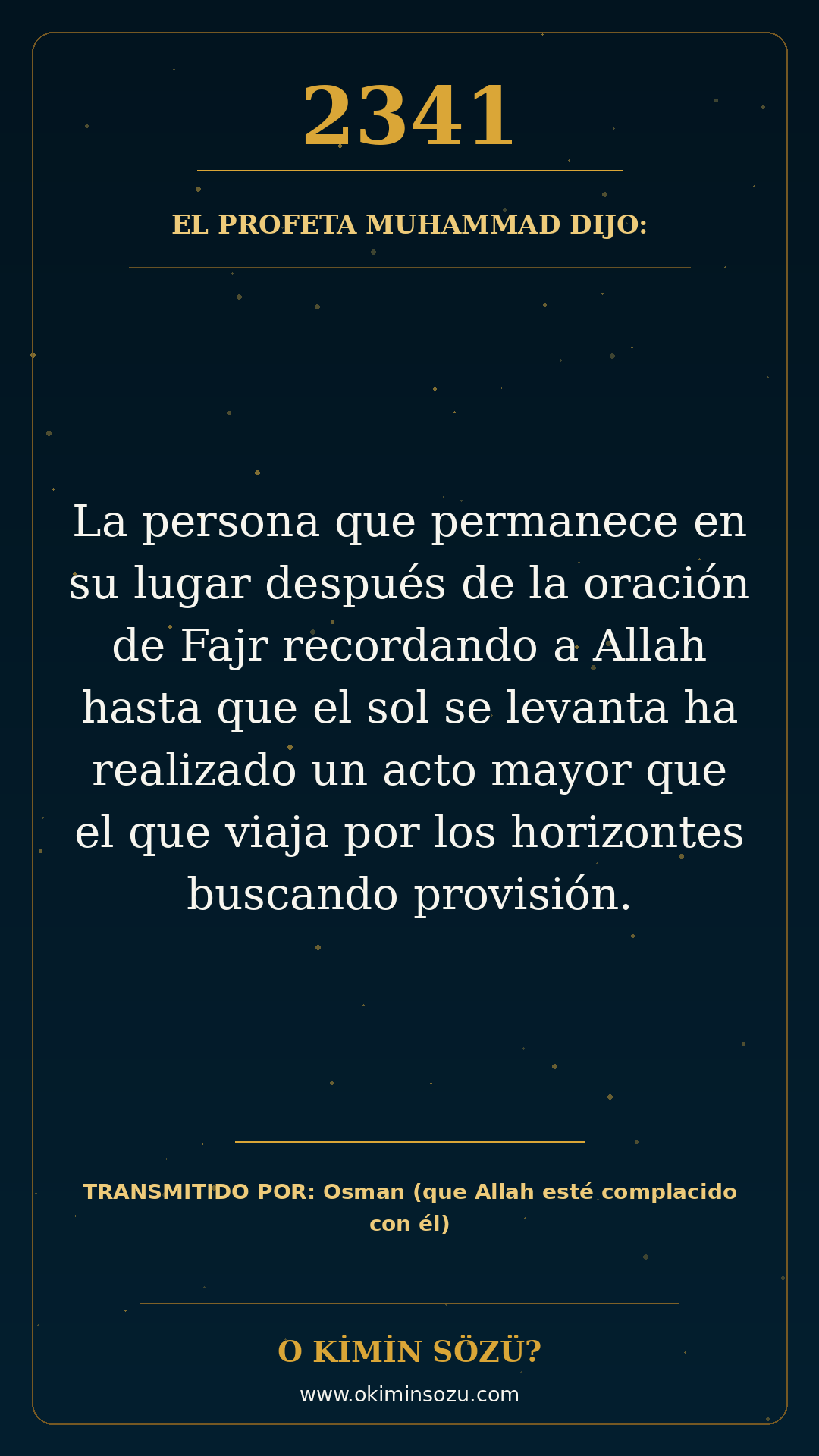 hadis 2341 es