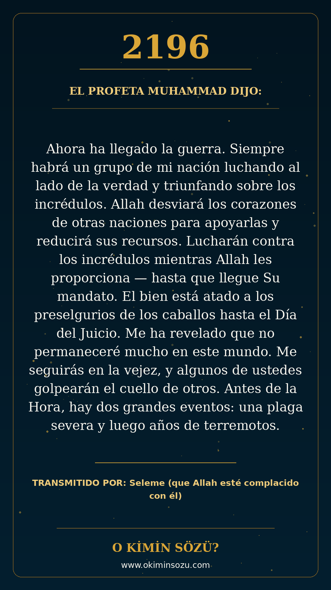 hadis 2196 es