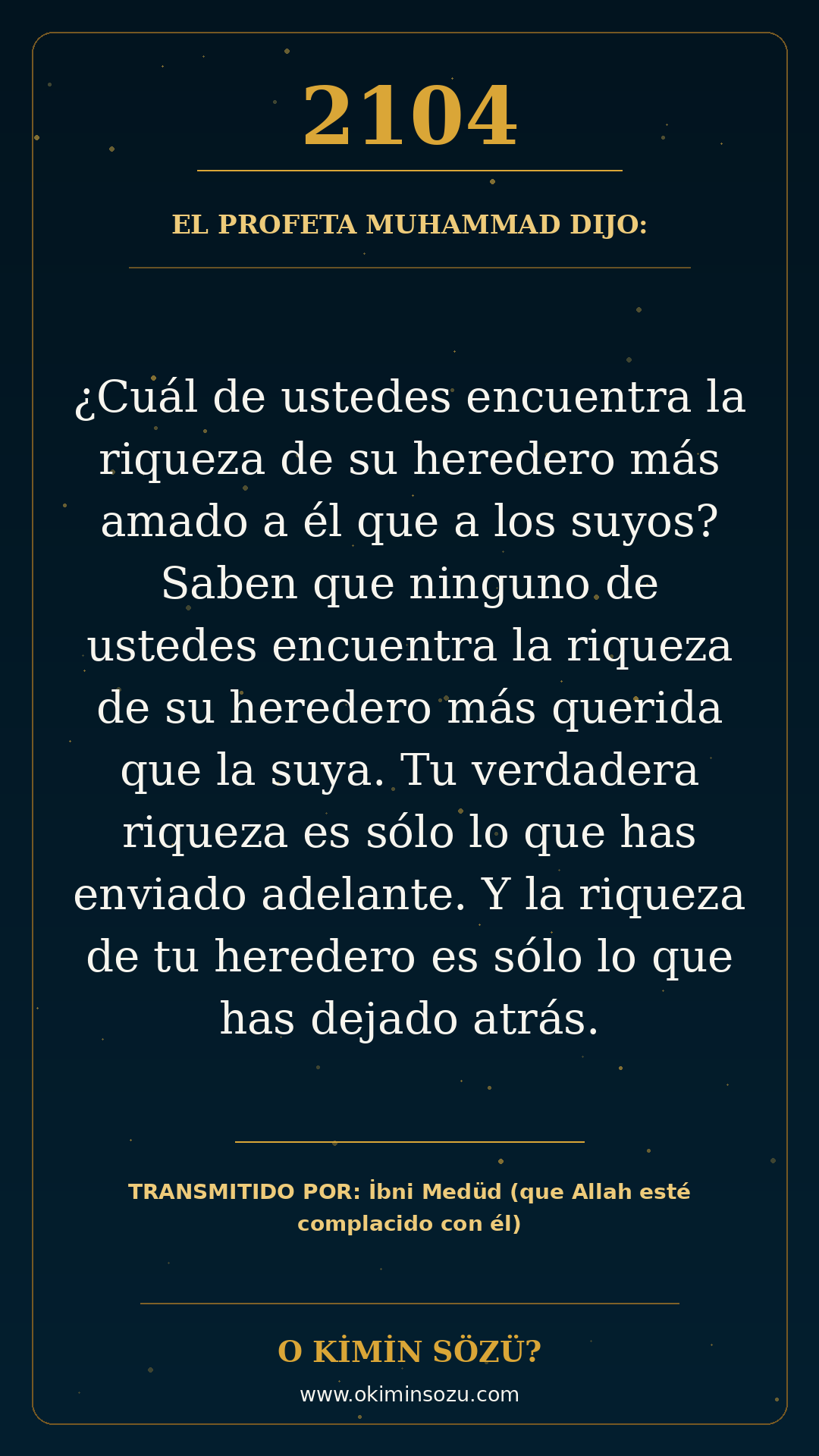 hadis 2104 es