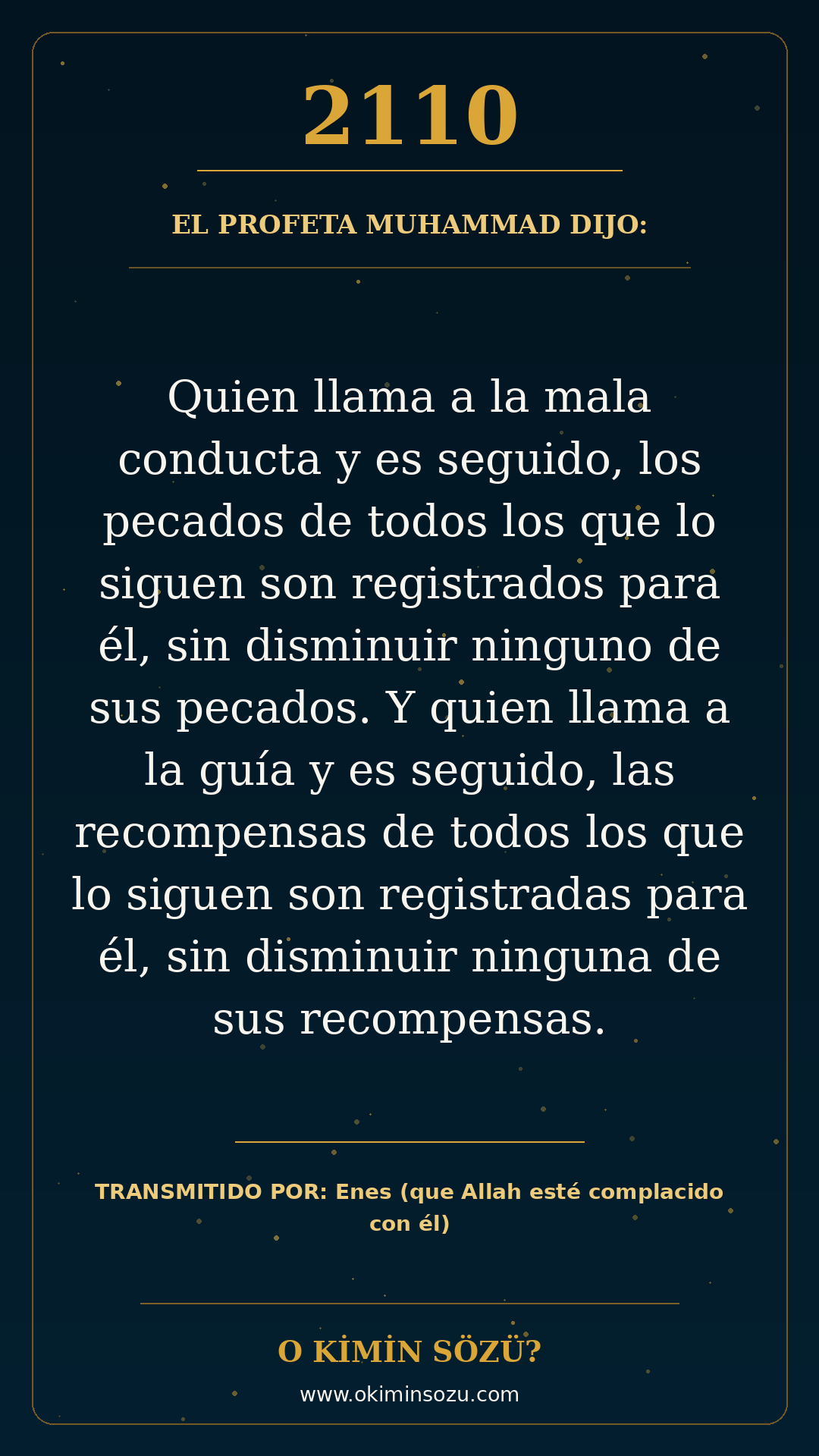 hadis 2110 es