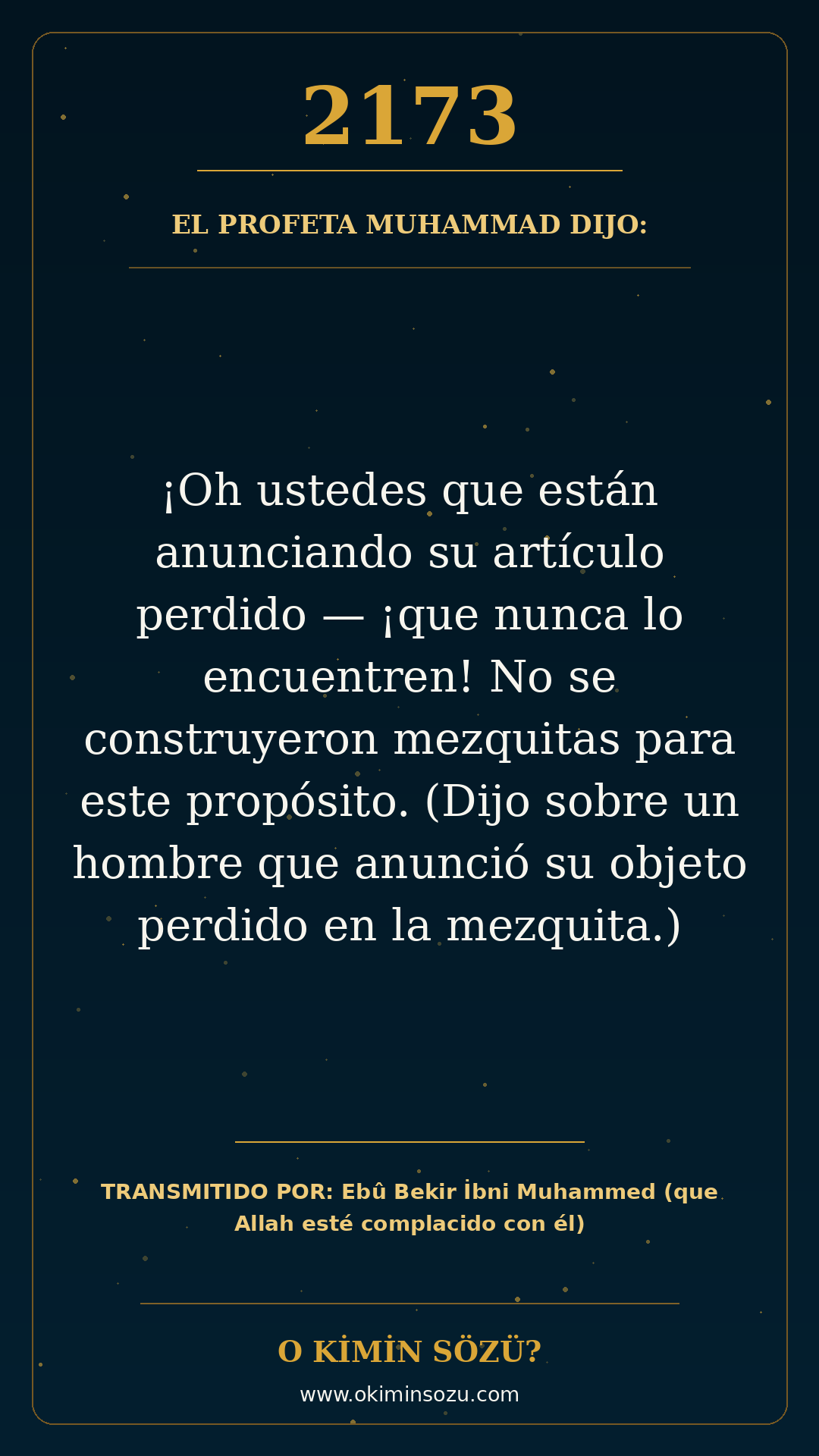hadis 2173 es