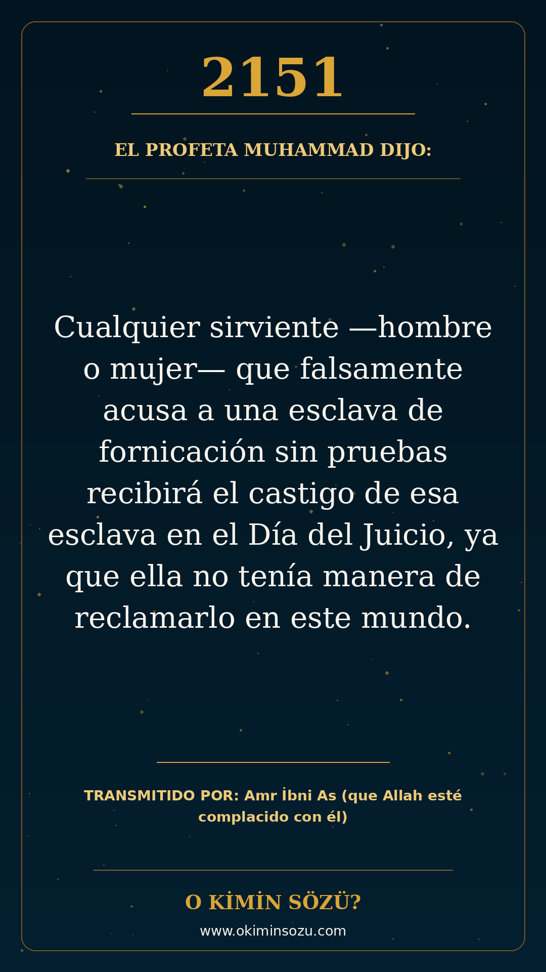 hadis 2151 es