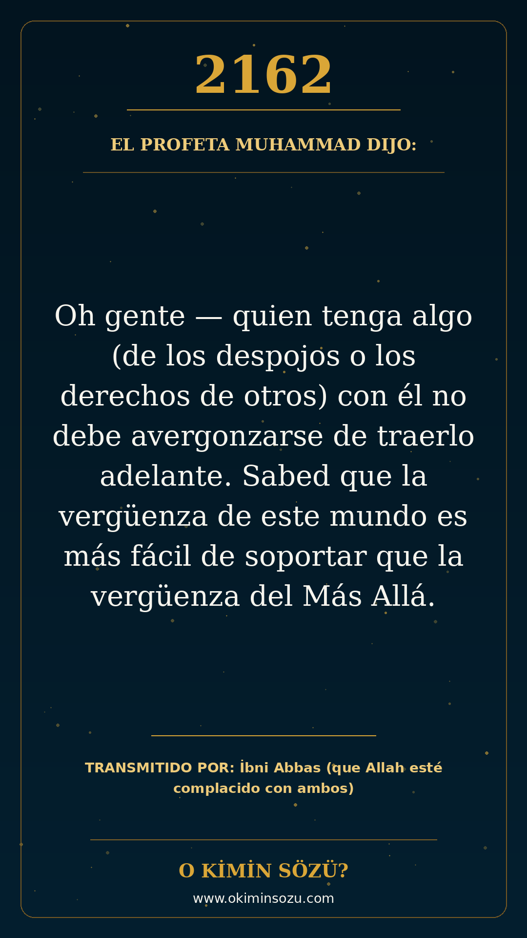 hadis 2162 es