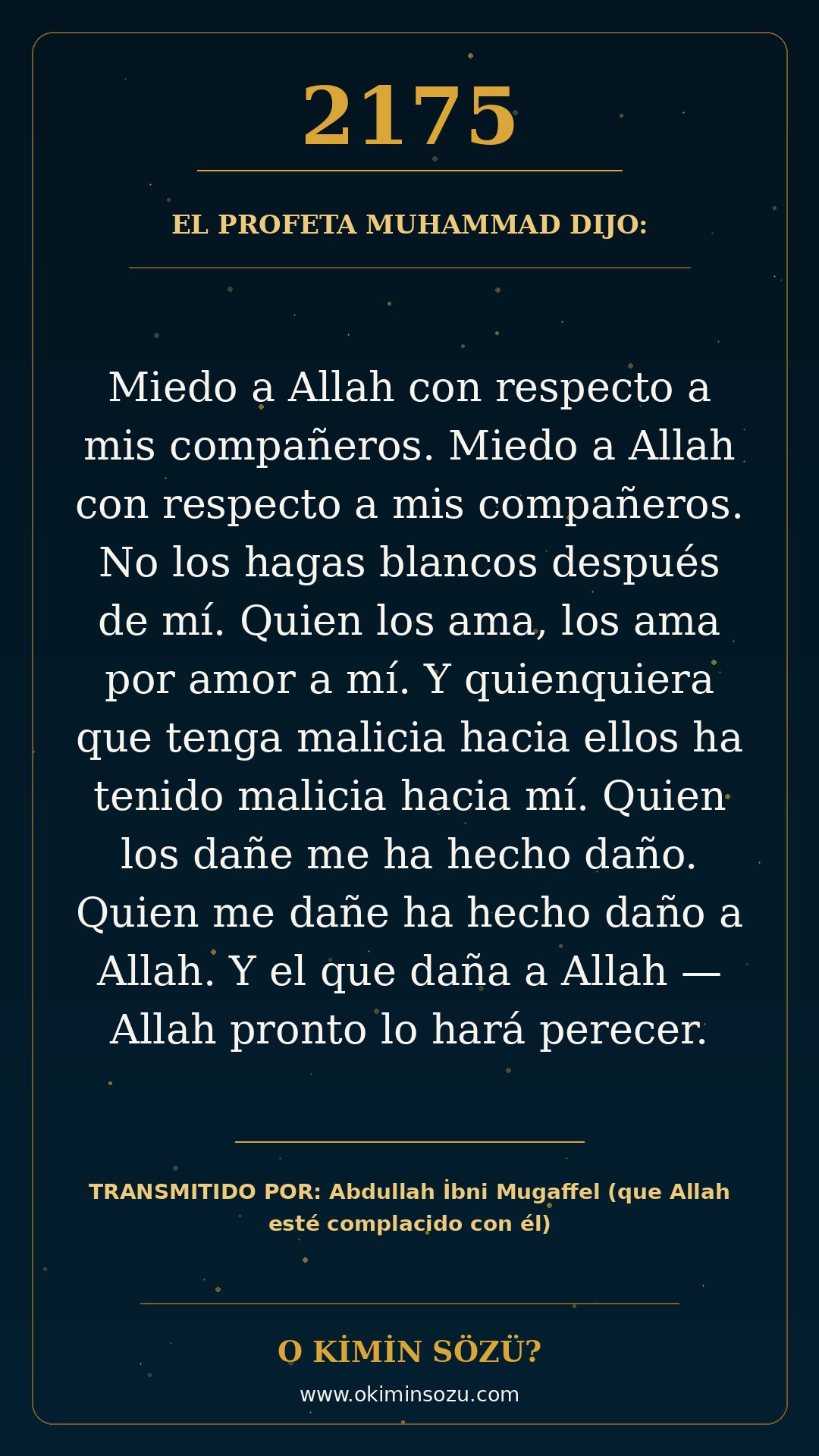 hadis 2175 es