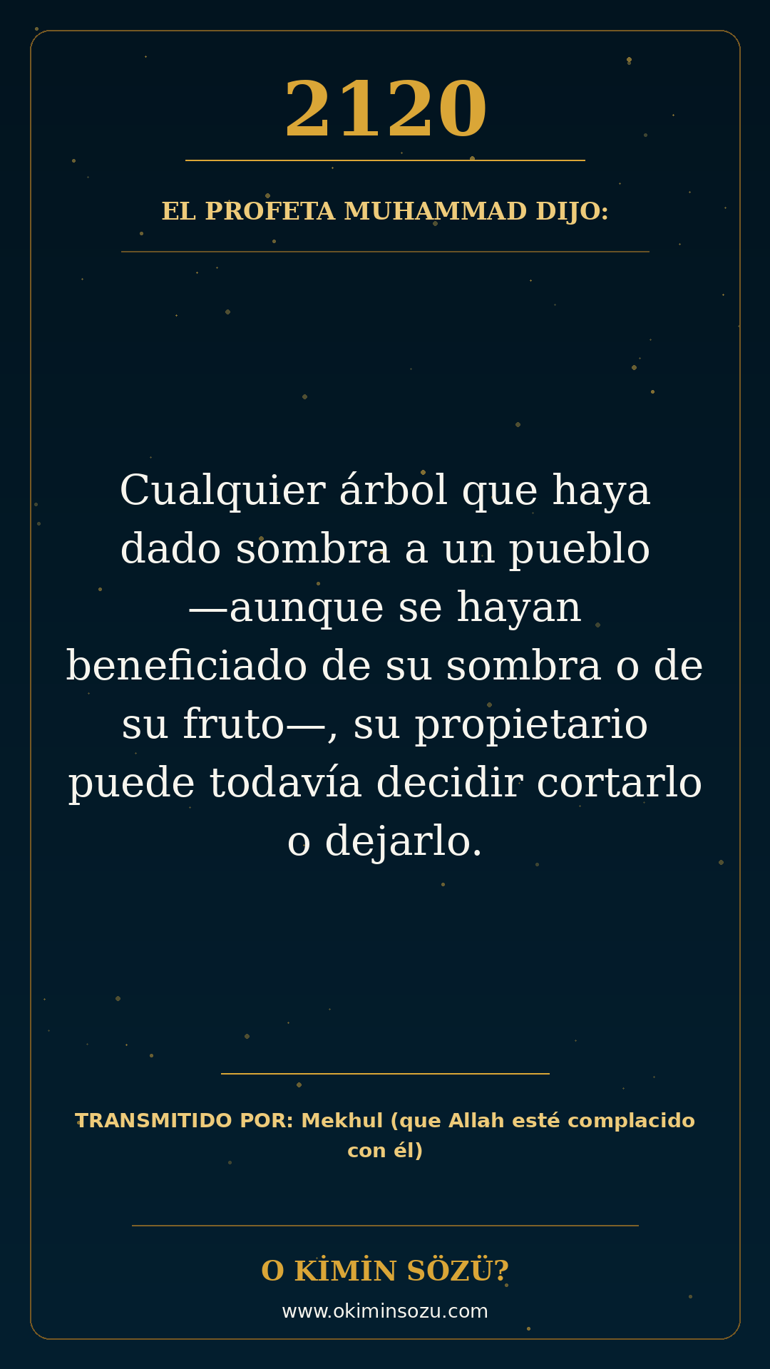 hadis 2120 es