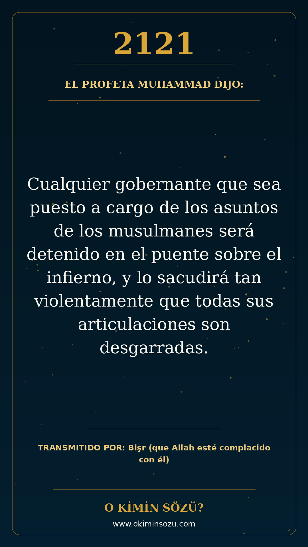 hadis 2121 es