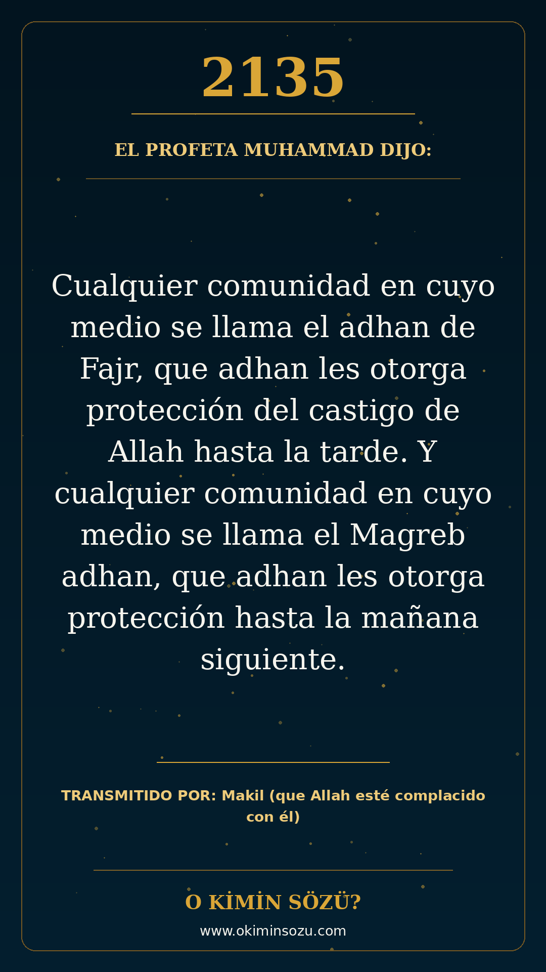 hadis 2135 es