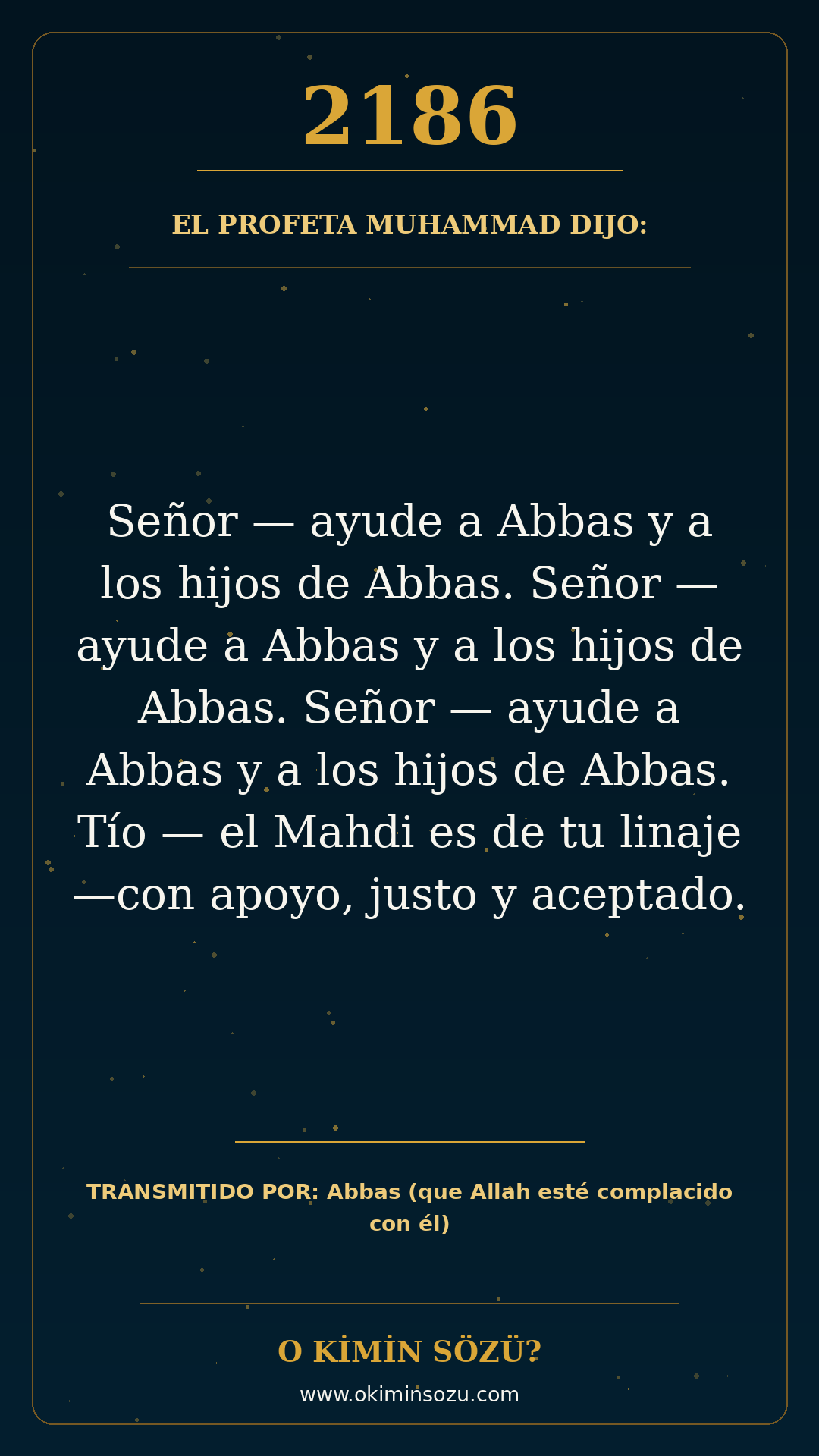 hadis 2186 es