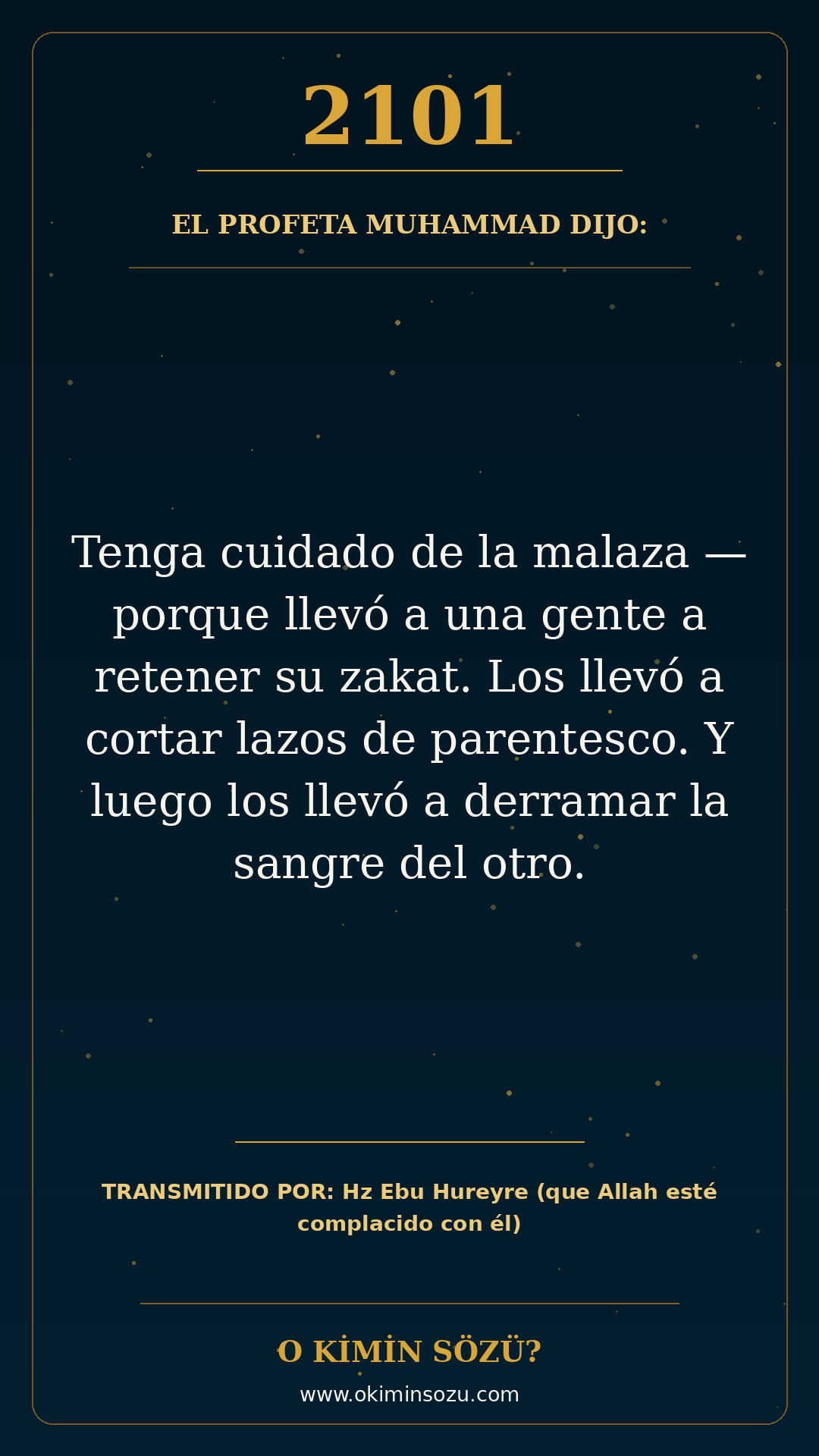 hadis 2101 es