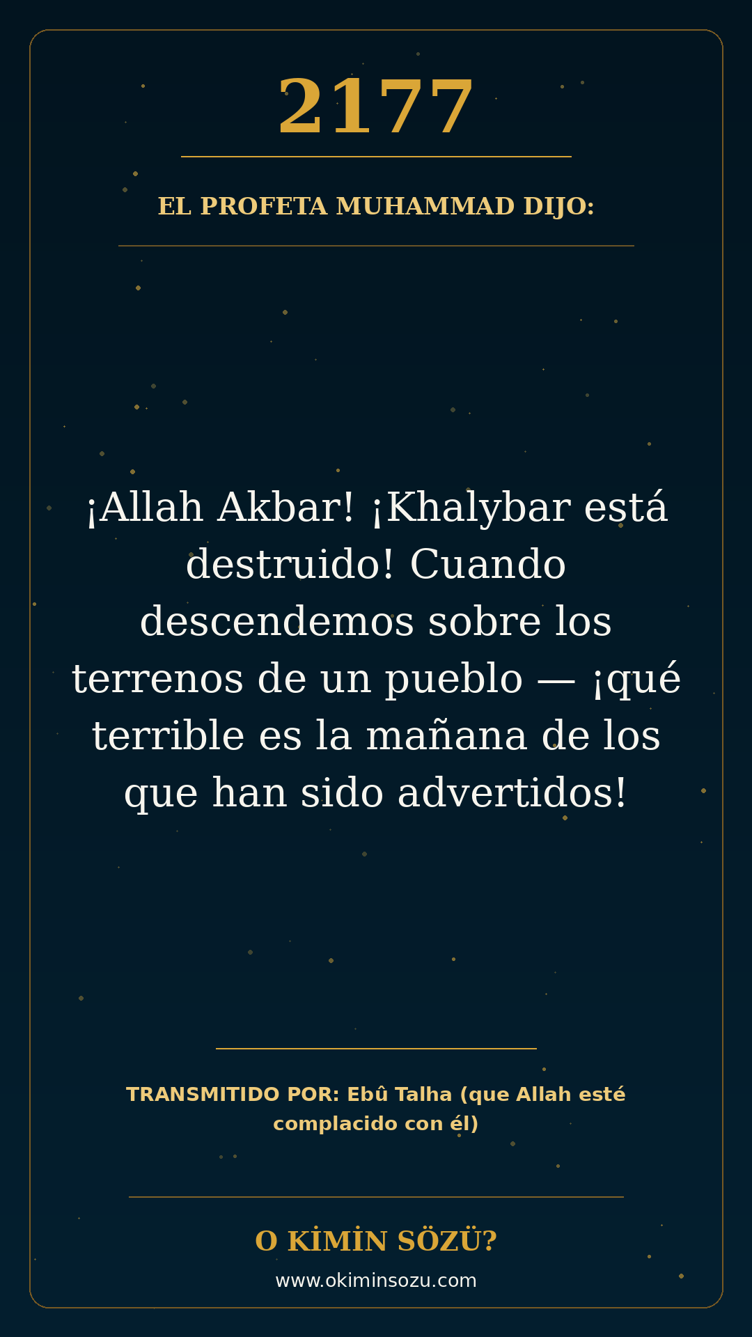 hadis 2177 es