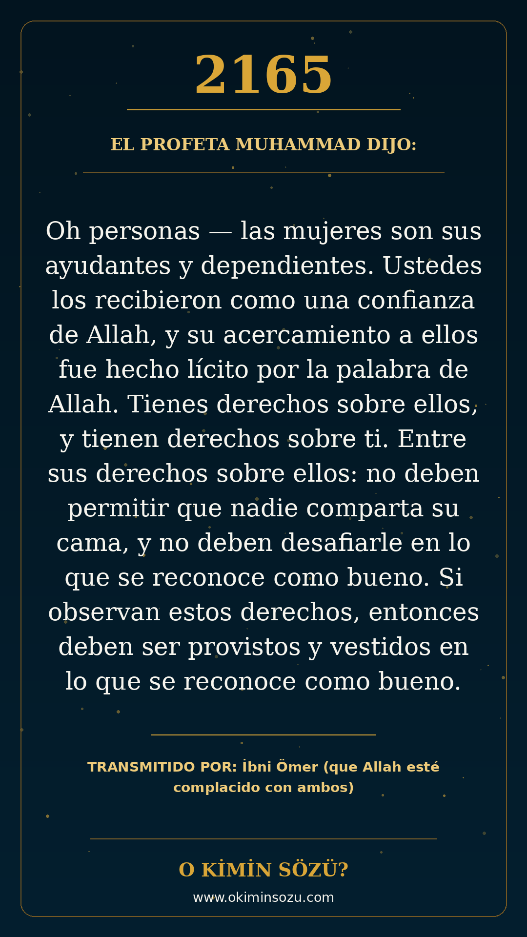 hadis 2165 es