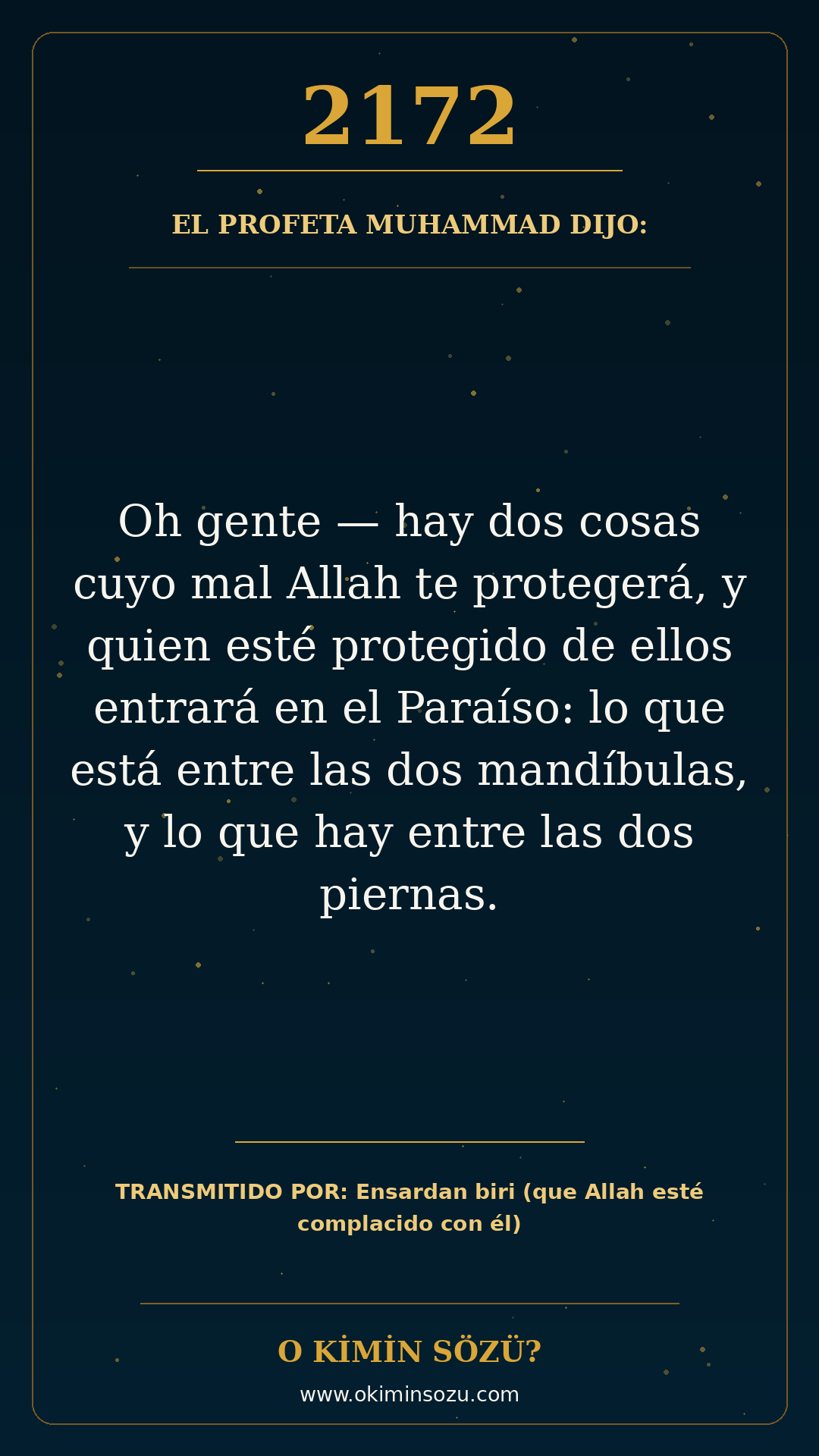 hadis 2172 es