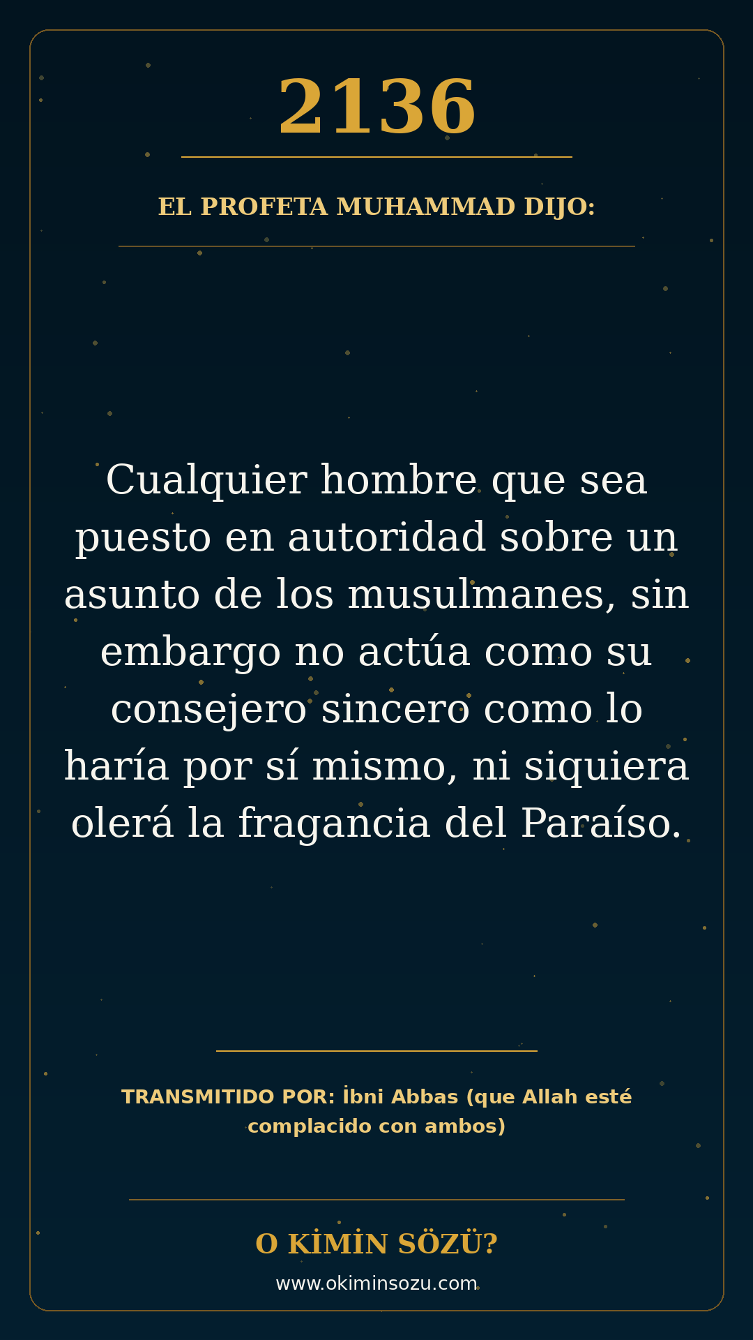 hadis 2136 es