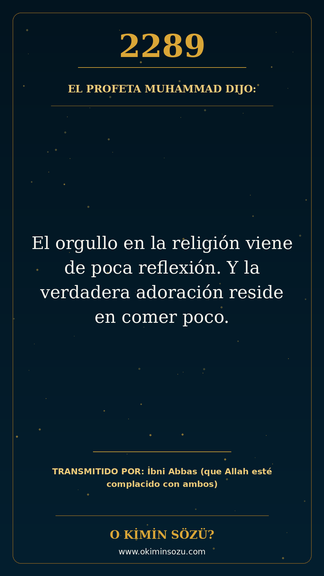 hadis 2289 es