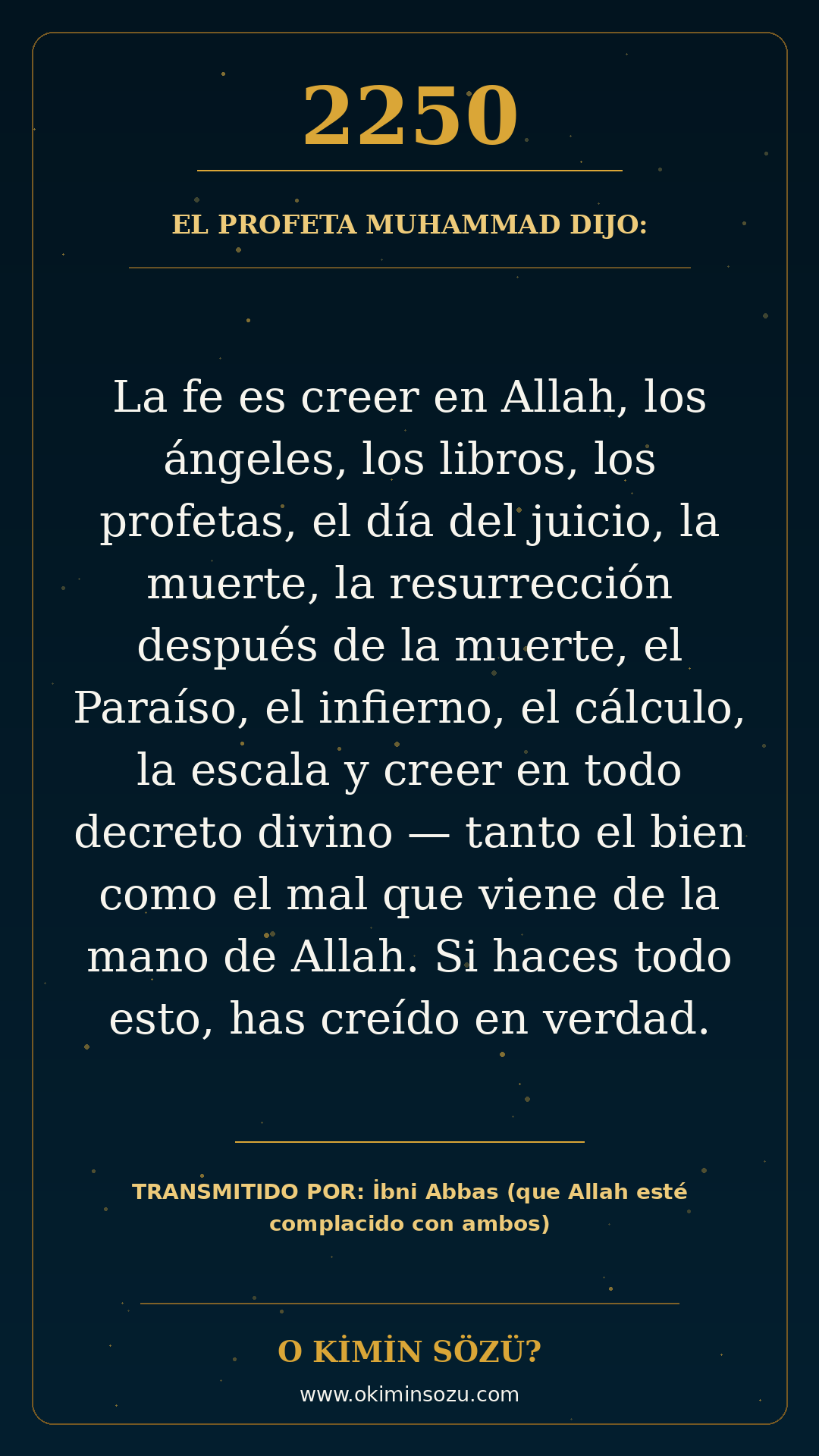 hadis 2250 es