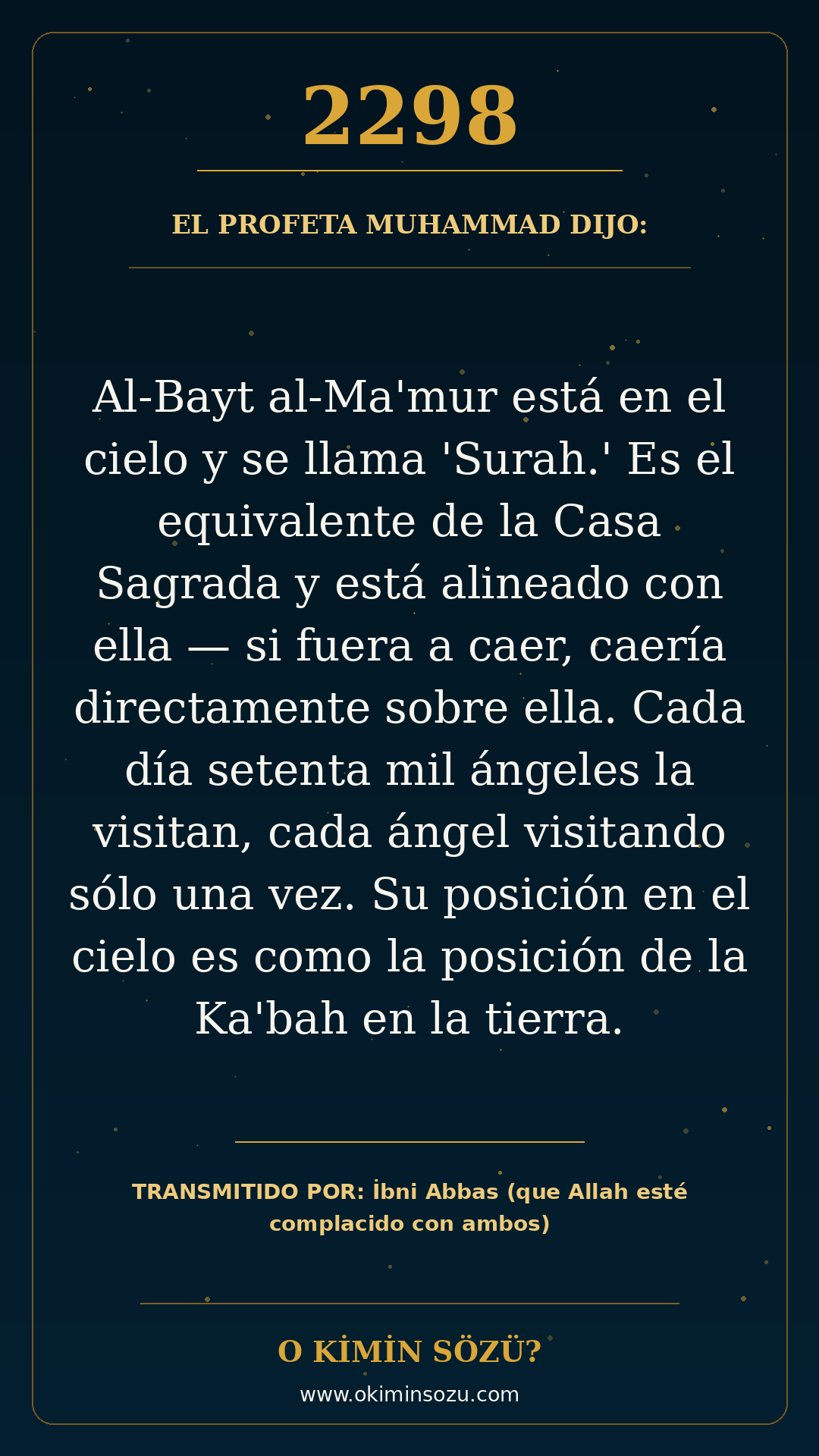 hadis 2298 es